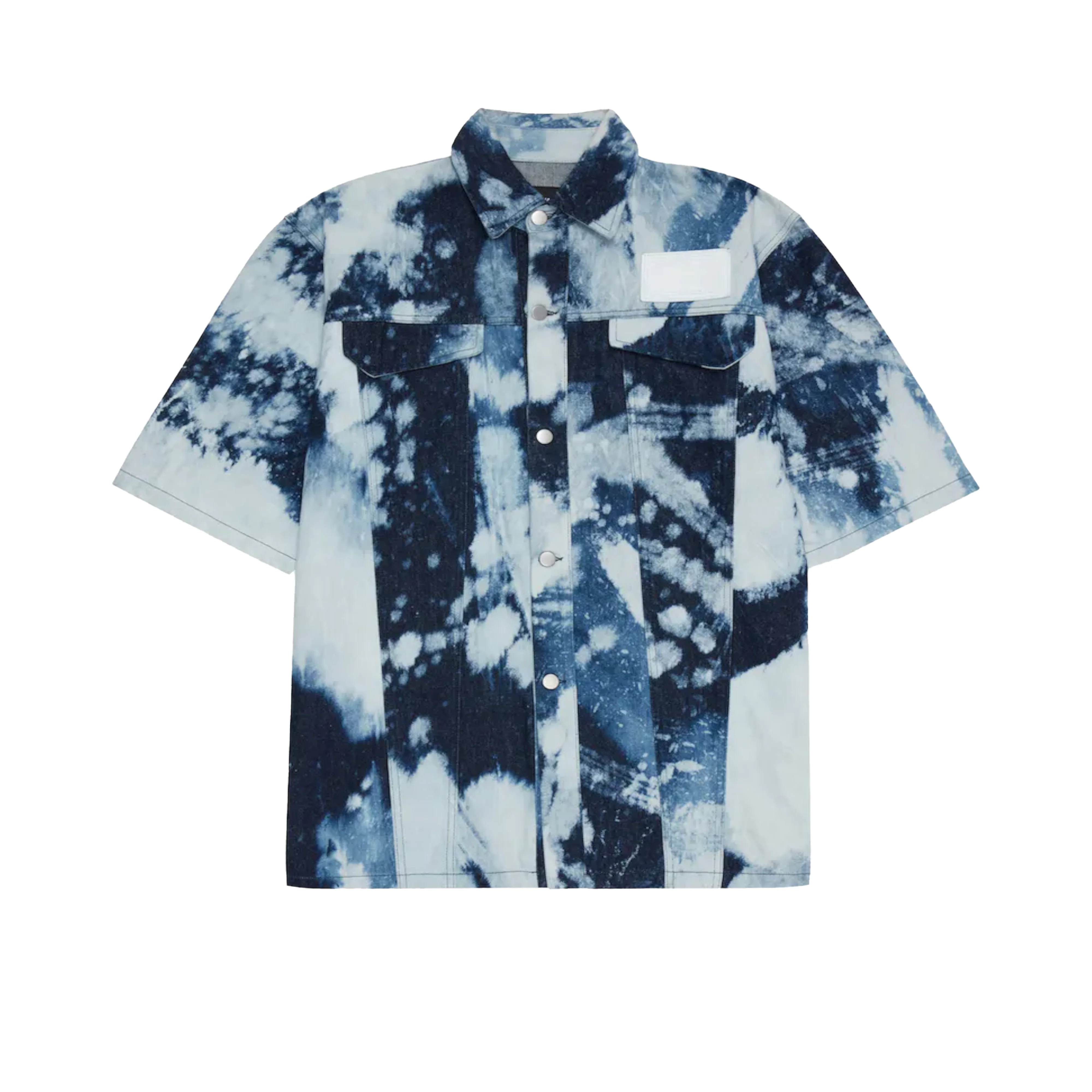 A COLD WALL - Hand Bleached Denim Overshirt - (Bleach Wash) AW23 ACWMH044