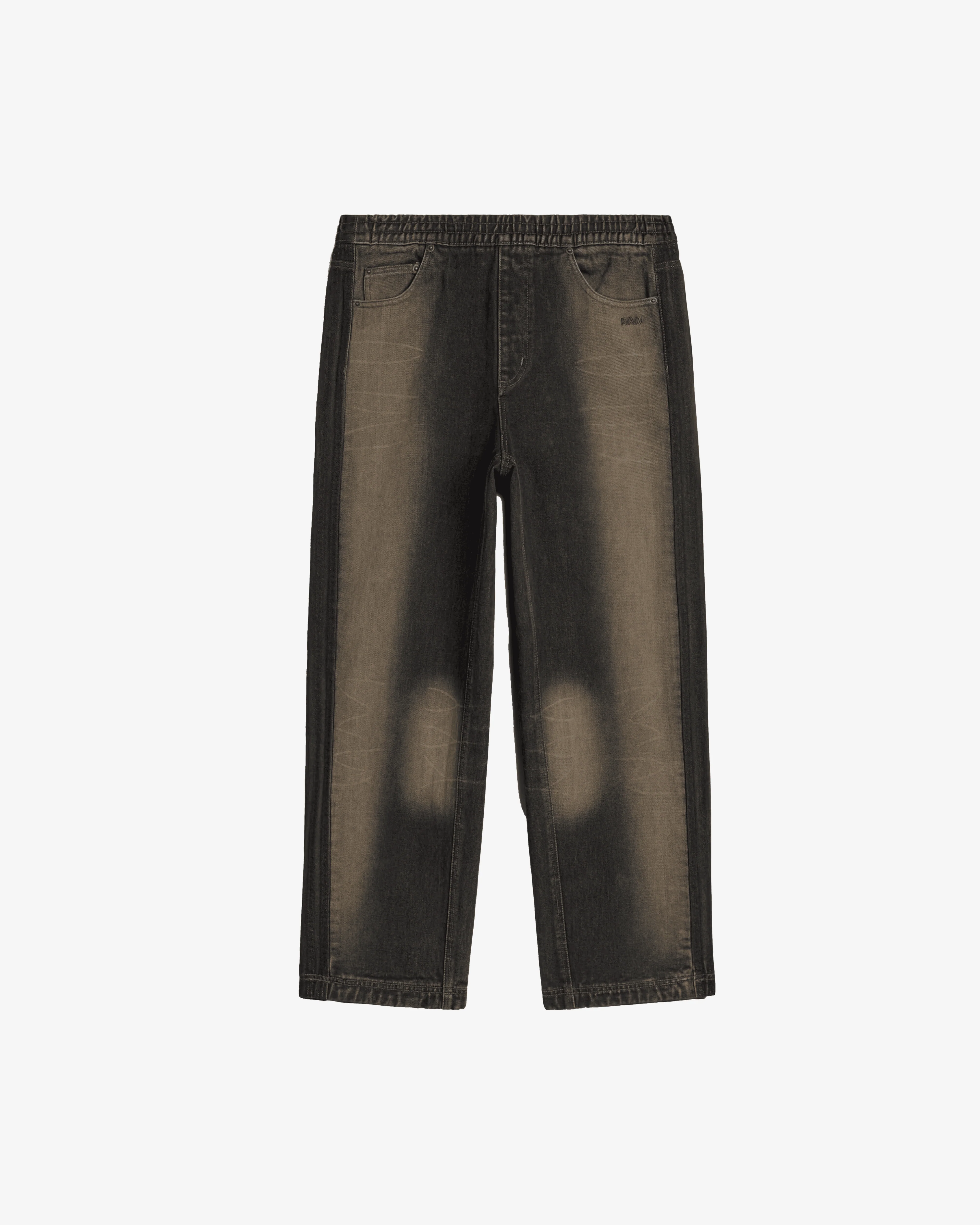 Adidas - Men's Avavav Baggy Denim Pants - (Black) - Image 2