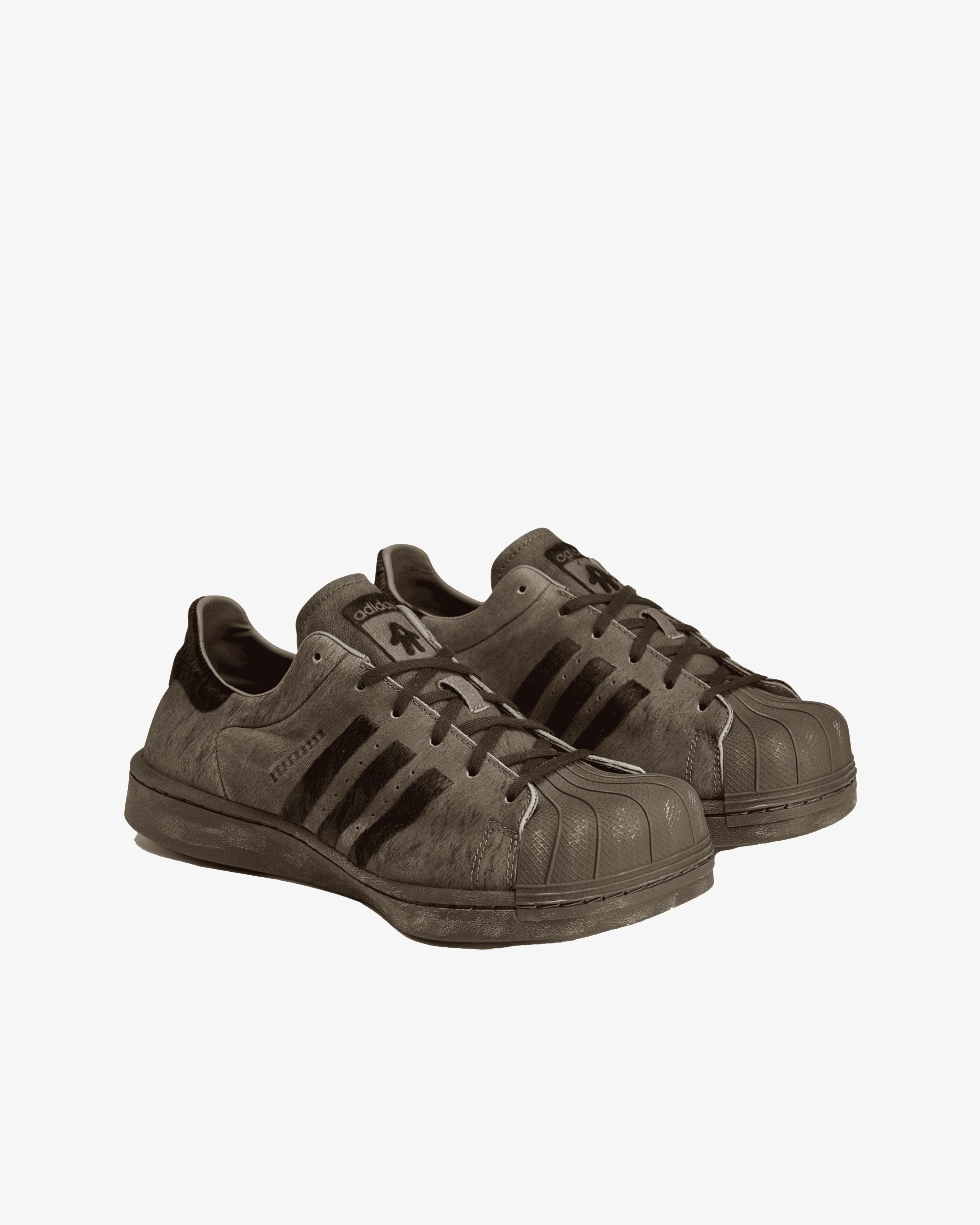 Adidas - Men's Avavav SST Shoes - (Brown) - Image 4