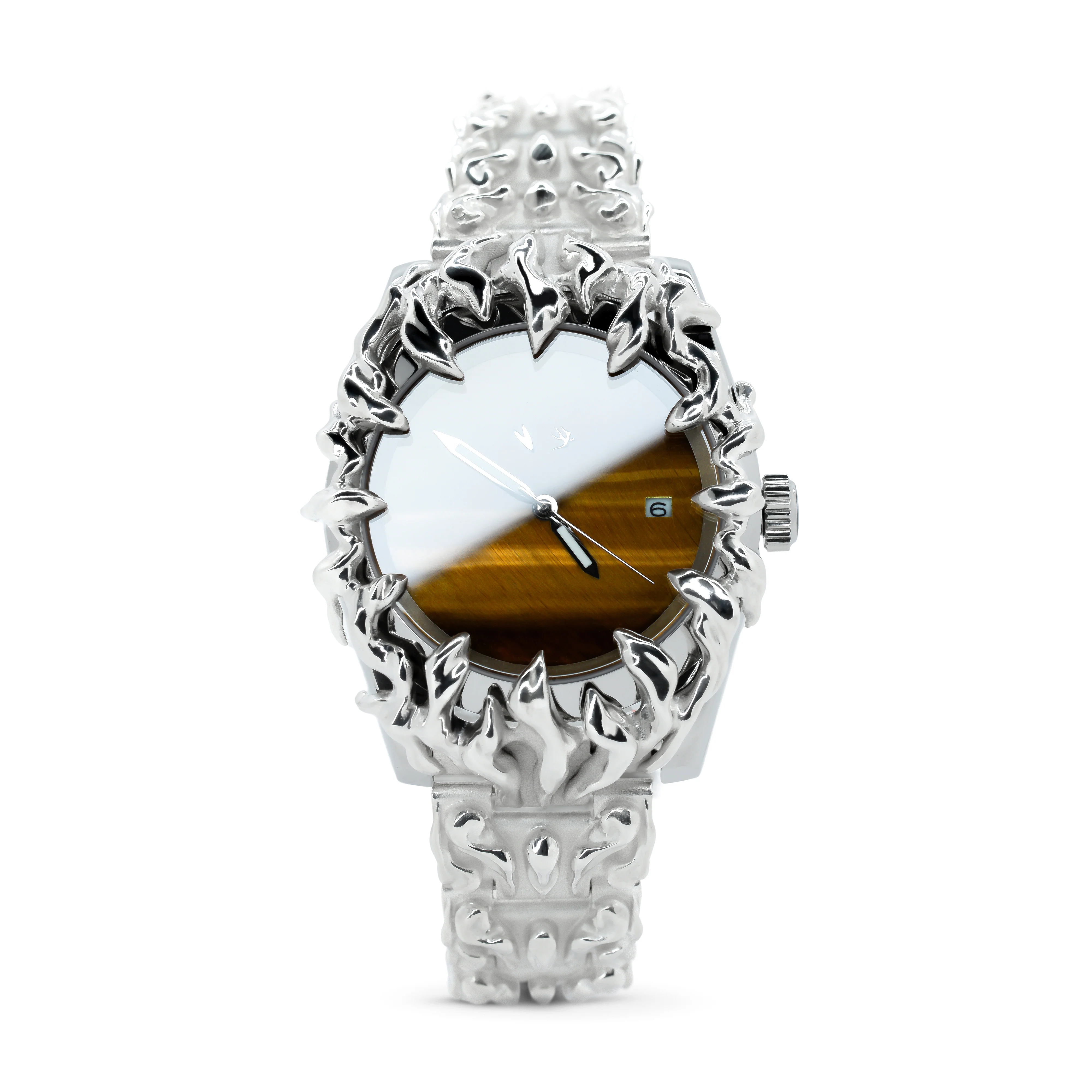 ALABASTER INDUSTRIES - Silver Hawk in Tiger's Eye - (Silver)