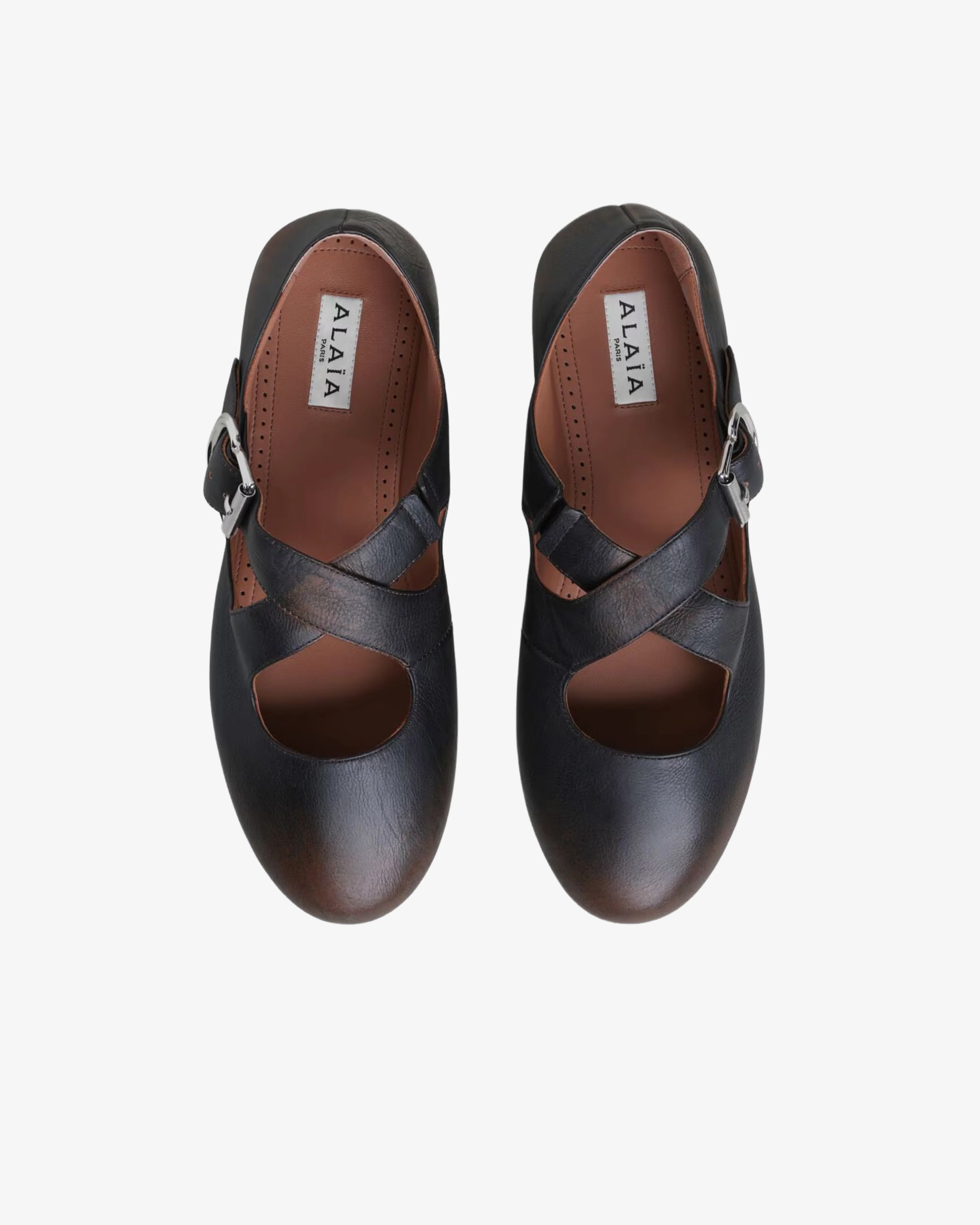 ALAÏA - Women's Ballet Flats - (Brown994) - Image 3
