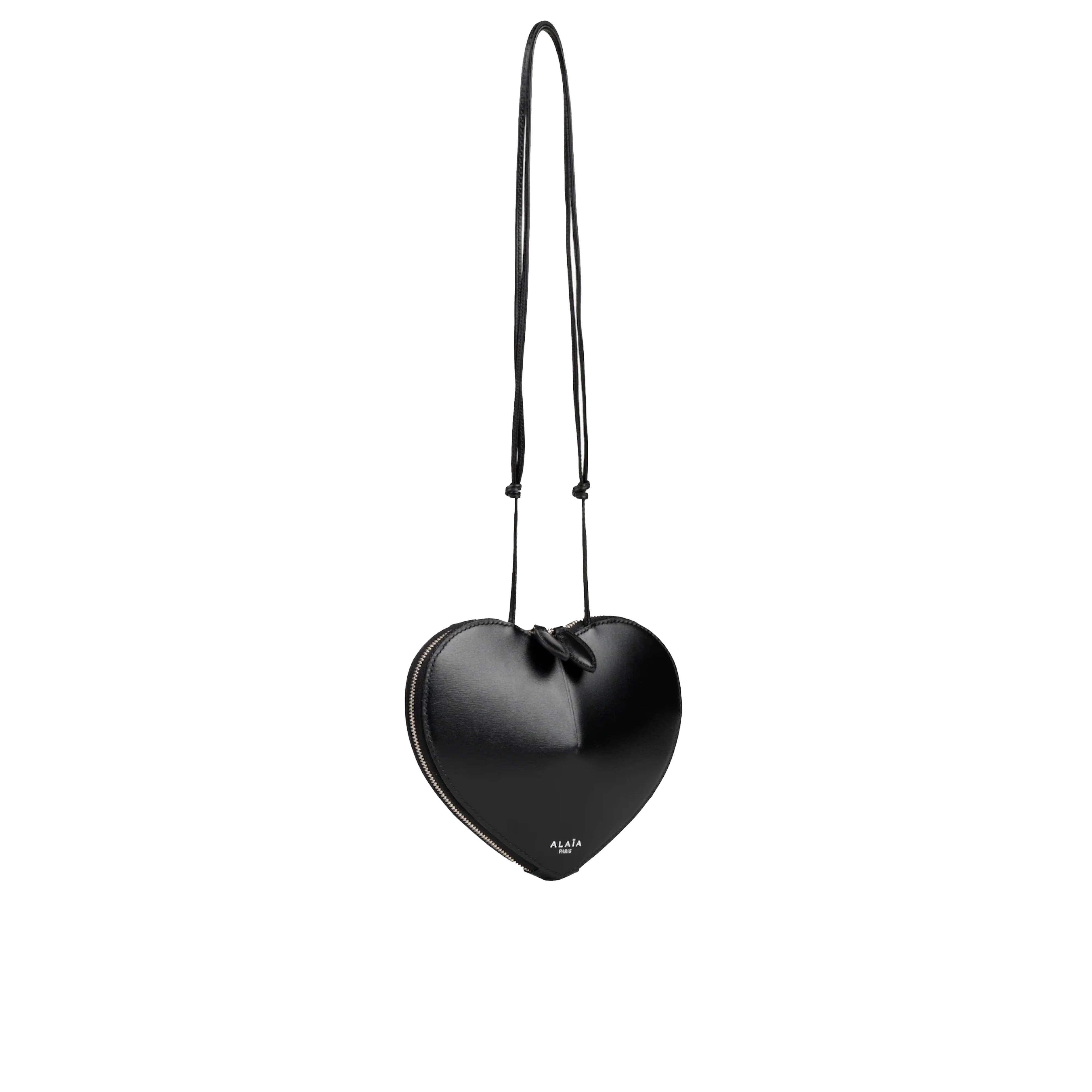 ALAÏA - Women's Le Coeur Leather Bag - (BLACK) - Image 3