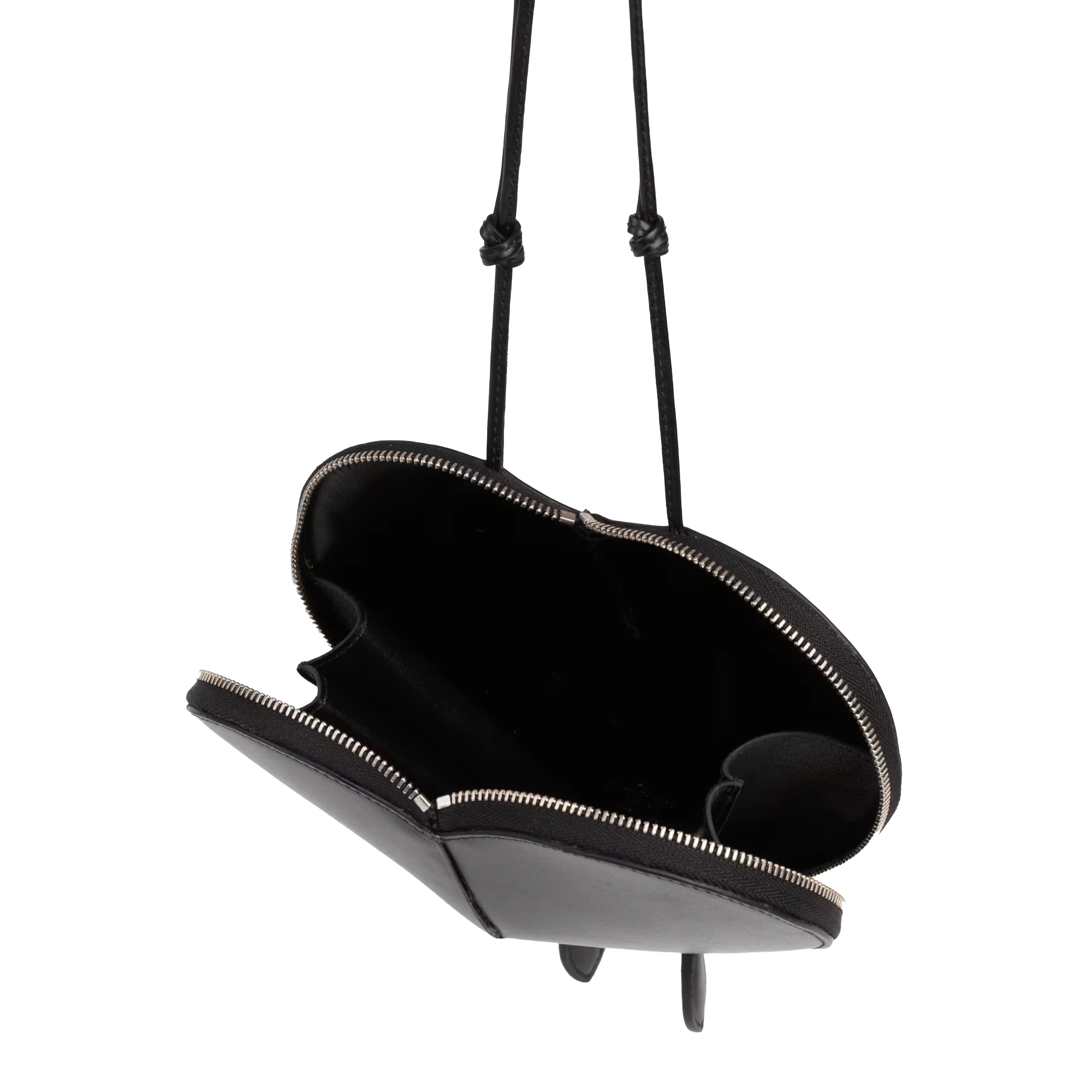 ALAÏA - Women's Le Coeur Leather Bag - (BLACK) - Image 4
