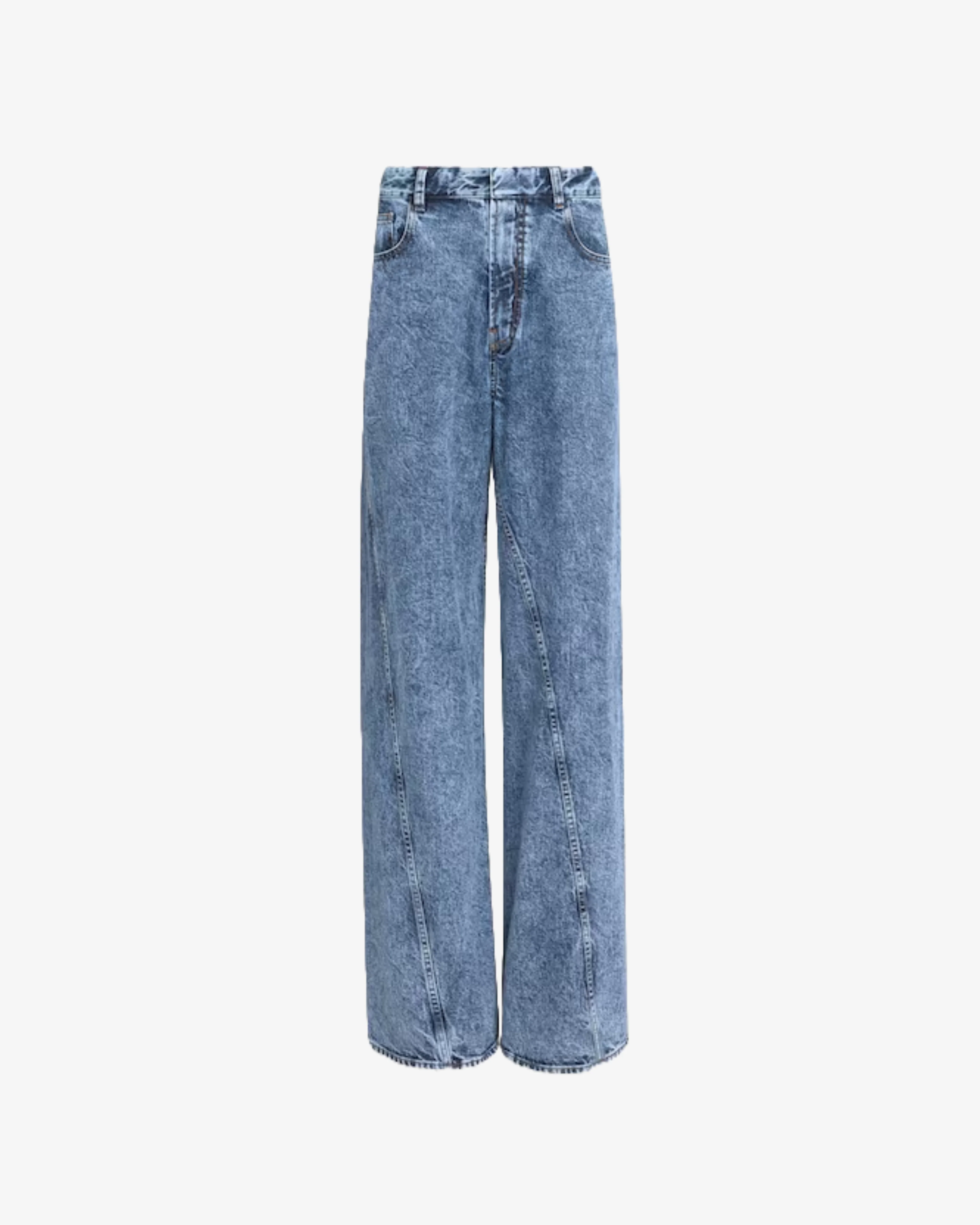 ALAÏA - Women's Twisted Pants - (Denim 524)
