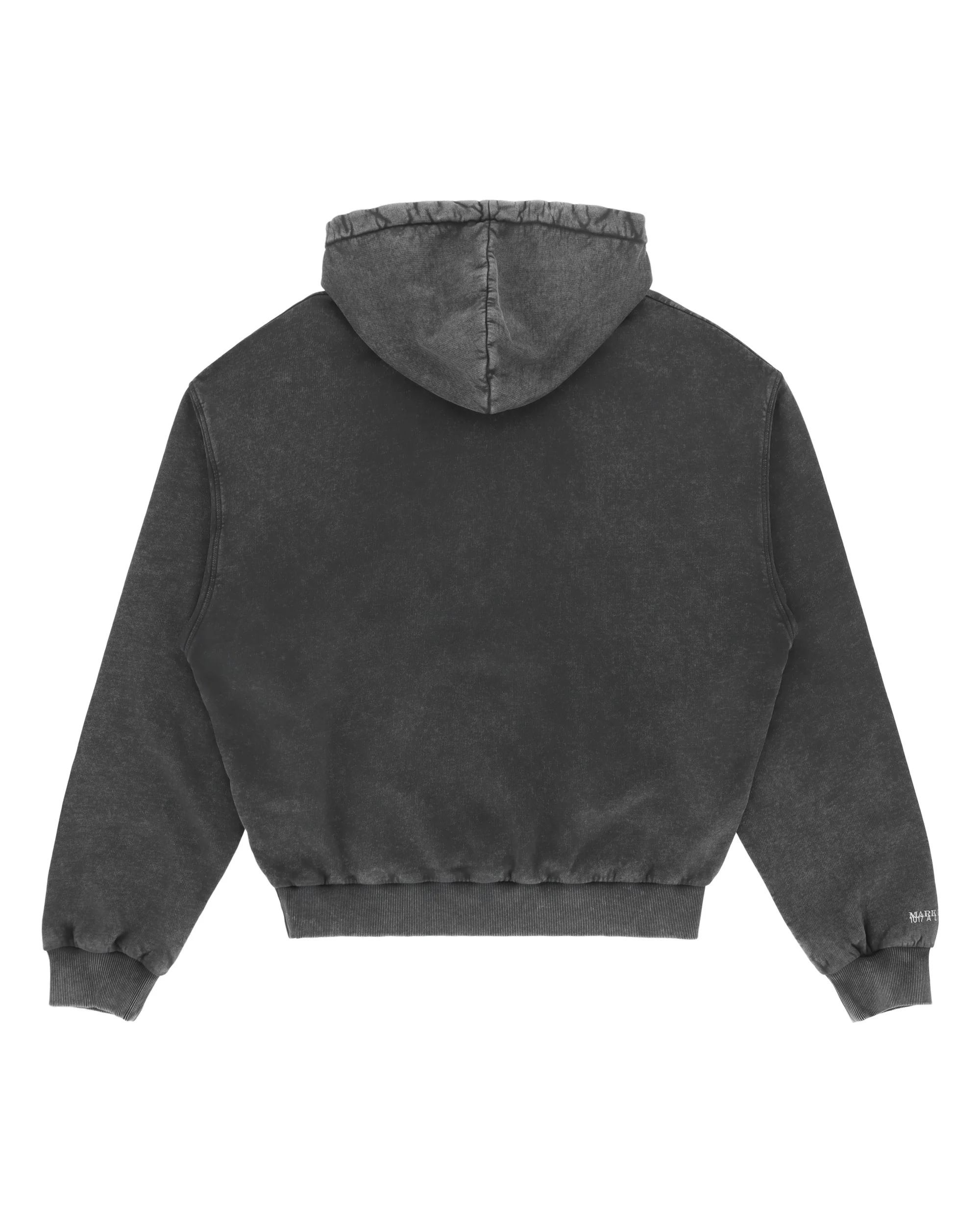 ALYX - Men's Mark Flood Oversized Graphic Hoodie - (Washed Black) - Image 2