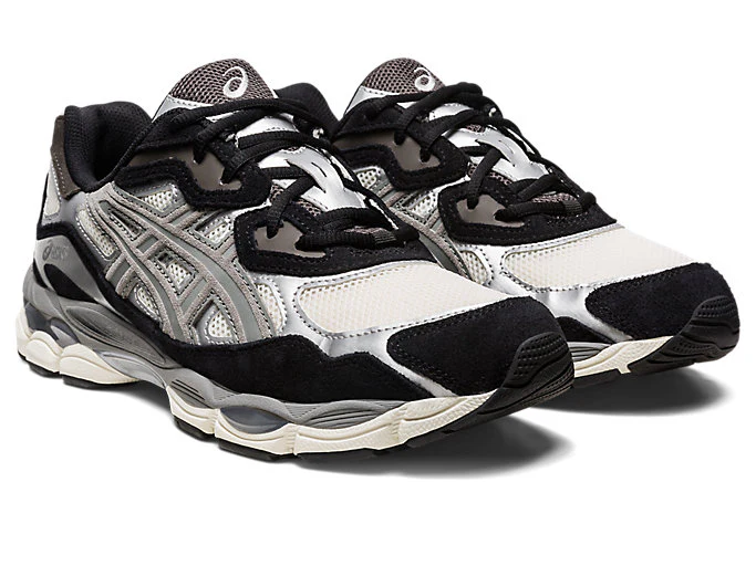 Asics - Men's Gel NYC - (Ivory/Clay Grey 1201A789-750) - Image 3
