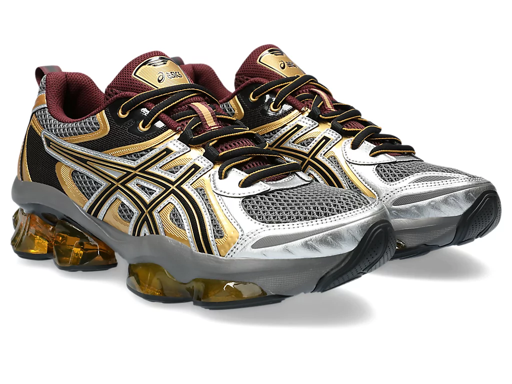 Asics - Men's Gel-Quantum Kinetic - (Carbon/Pure Gold 1203A270-021) - Image 3