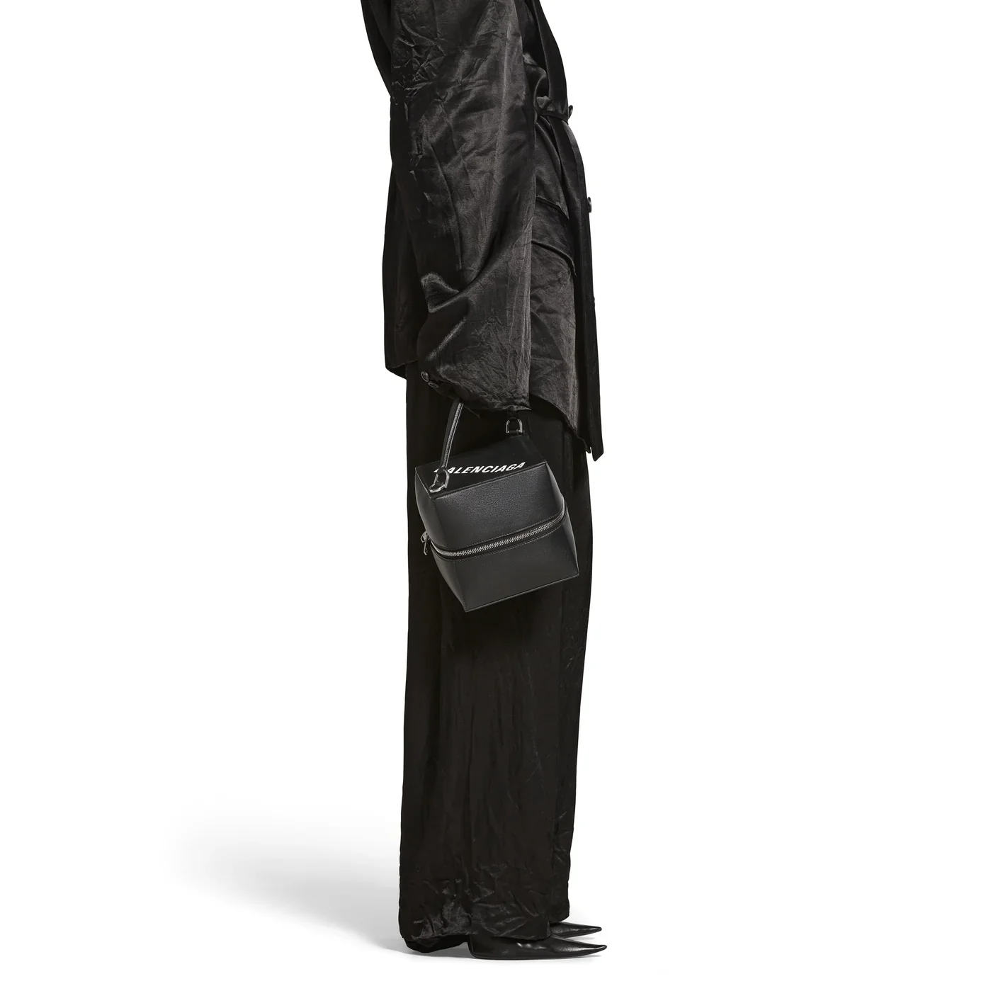 BALENCIAGA - 4X4 Bag S Dolly Calf As - (1090 BLACK/ L WHITE) - Image 3