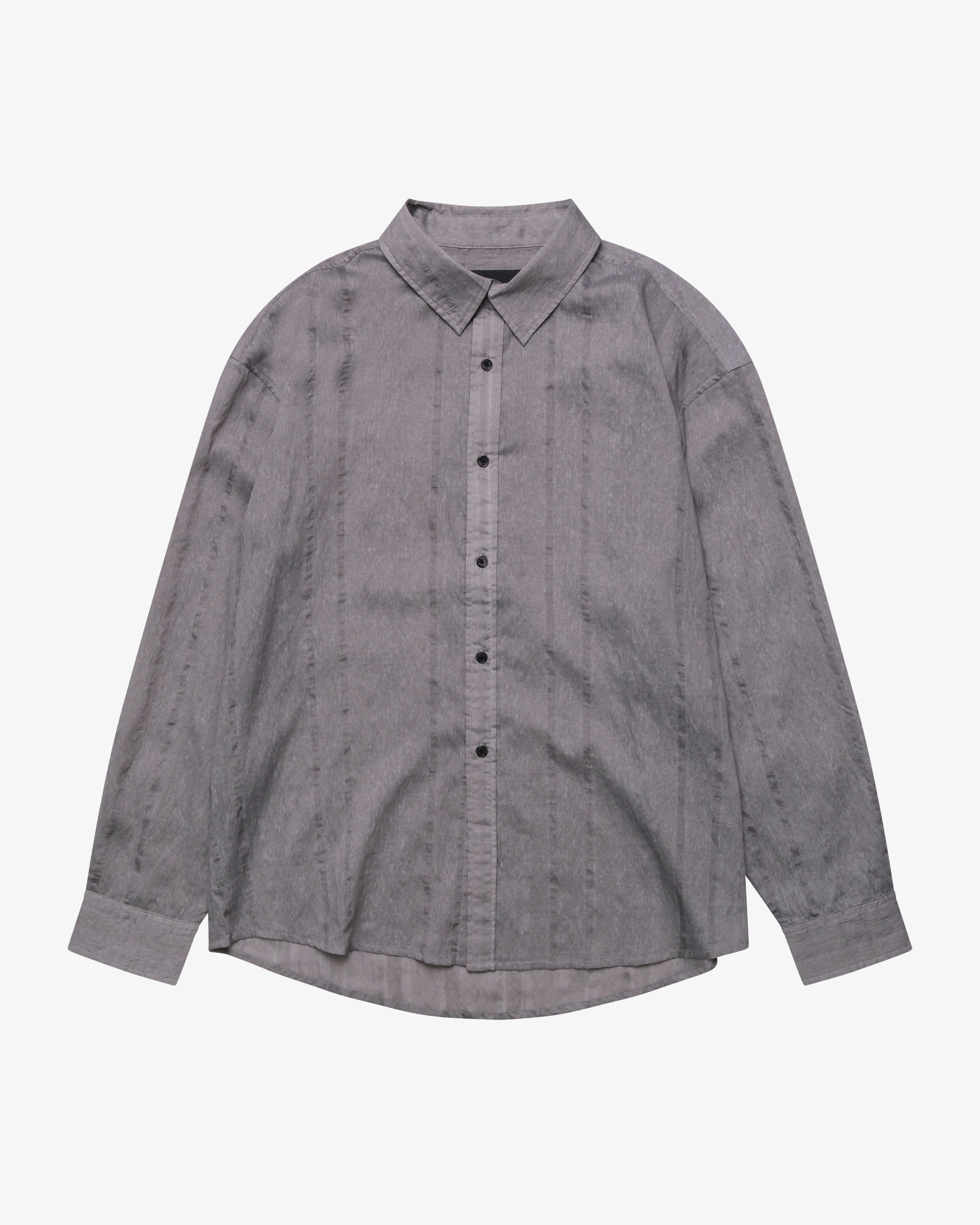 BEACH BRAINS - Men's Drop Long Sleeve Shirt - (Grey)