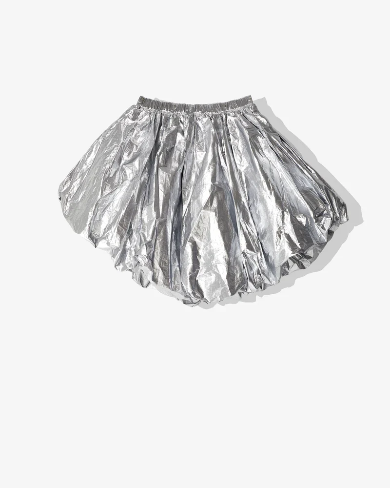 Black Comme Des Garçons - Asymmetric Skirt - (Silver)