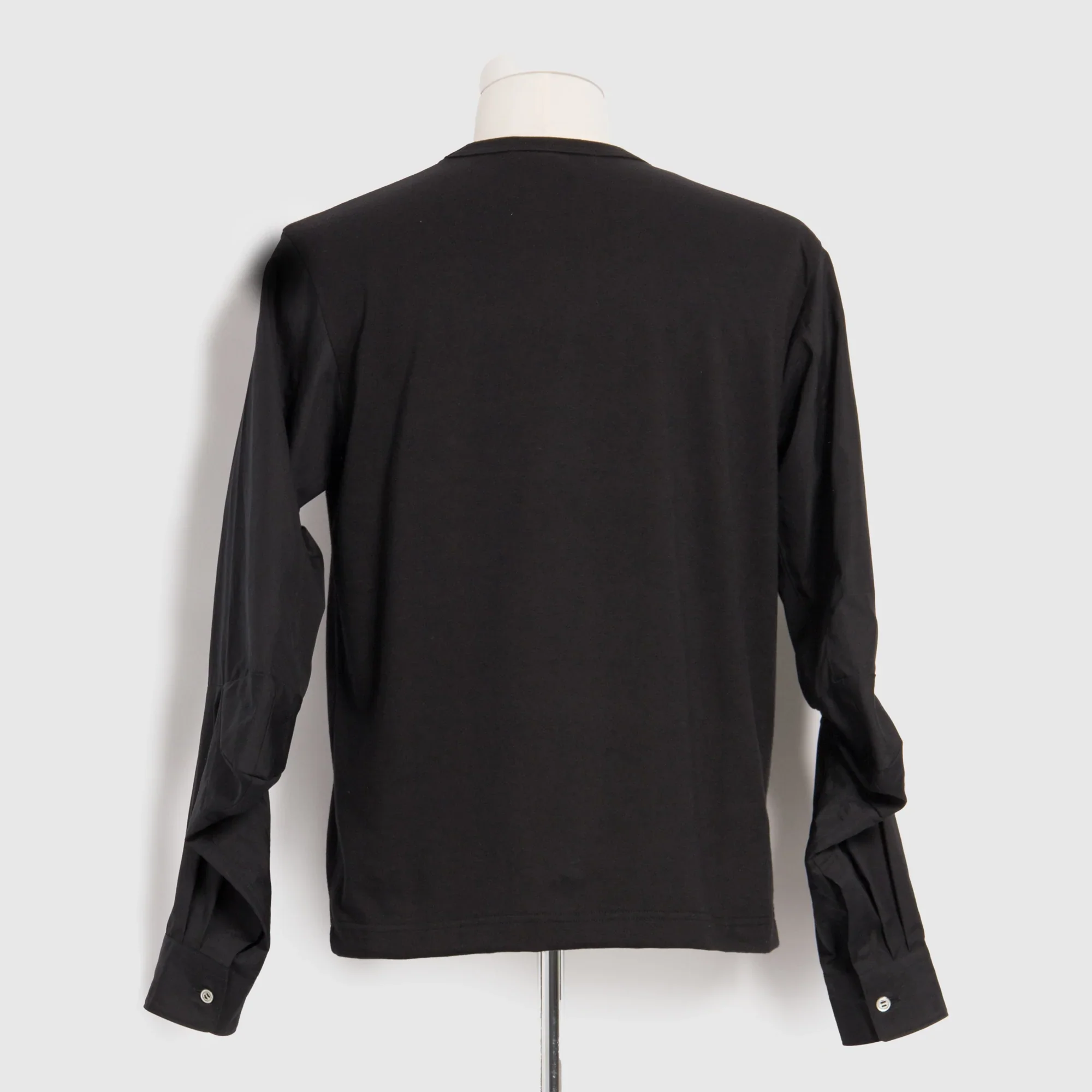 BLACK COMME DES GARÇONS - Contrast Pullover - (Black) - Image 3