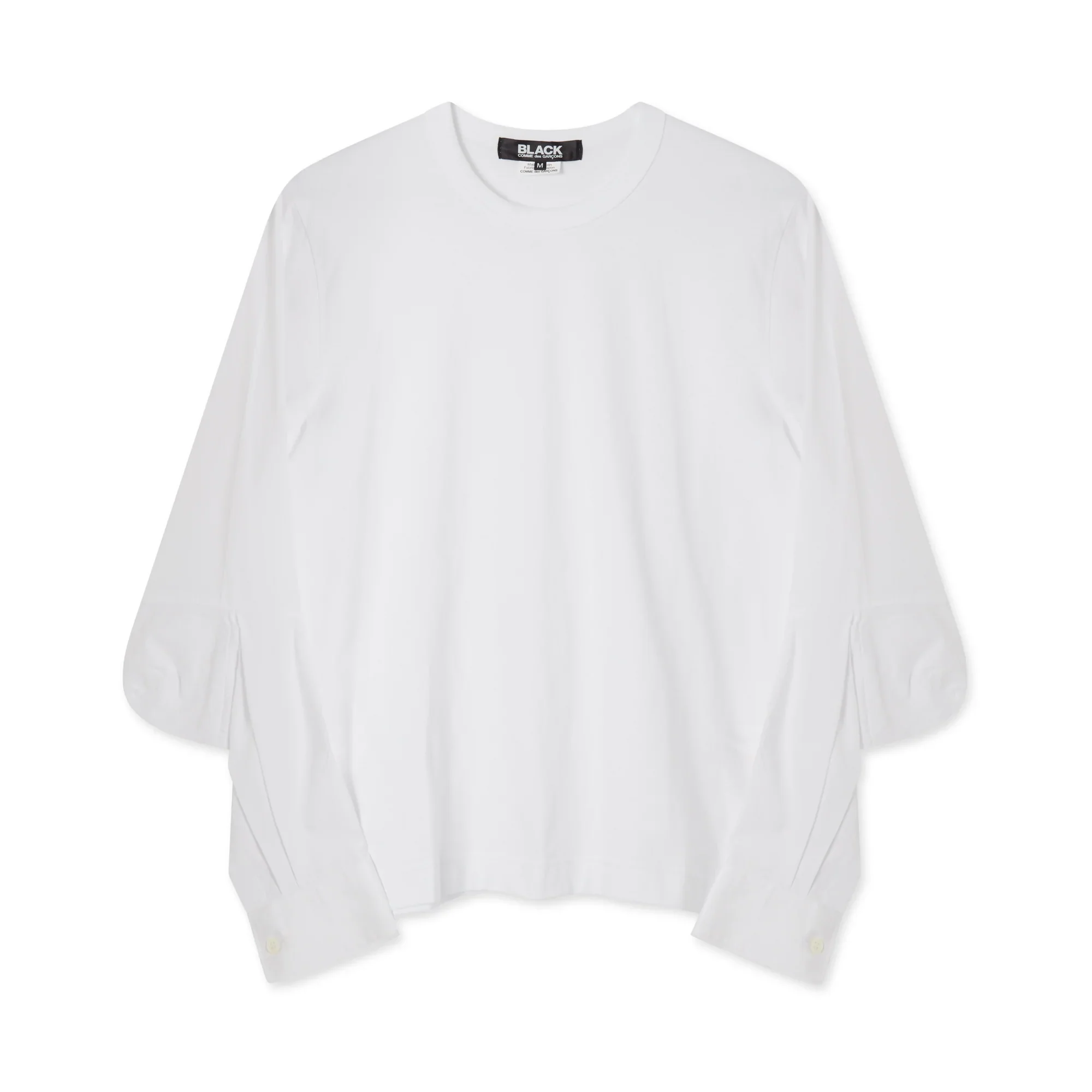 BLACK COMME DES GARÇONS - Contrast Pullover - (White)