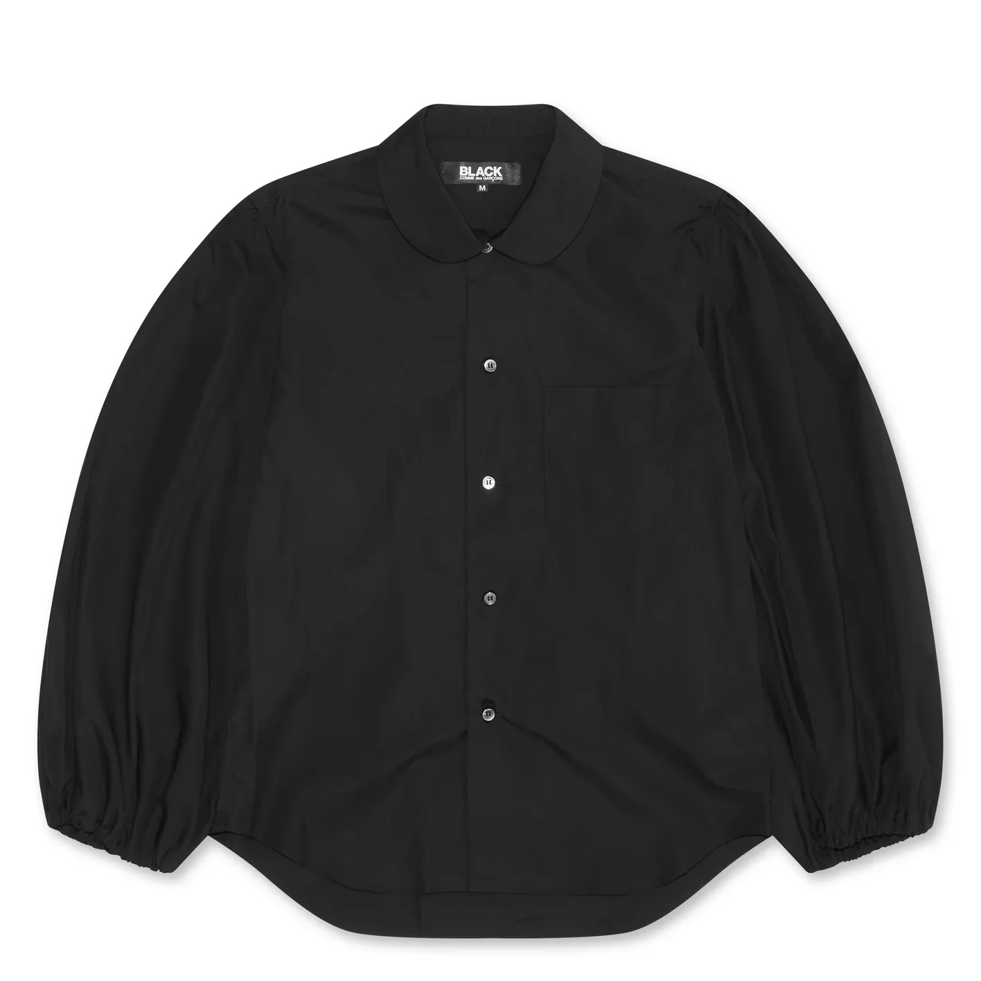 BLACK COMME DES GARÇONS - Cotton Broad Shirt - (Black)
