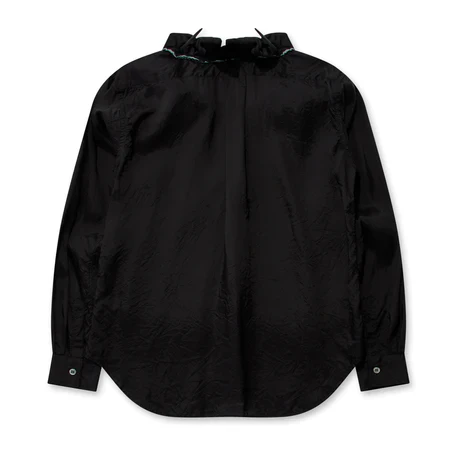 BLACK COMME DES GARÇONS - Cupra Taffeta Shirt - (Black) - Image 2