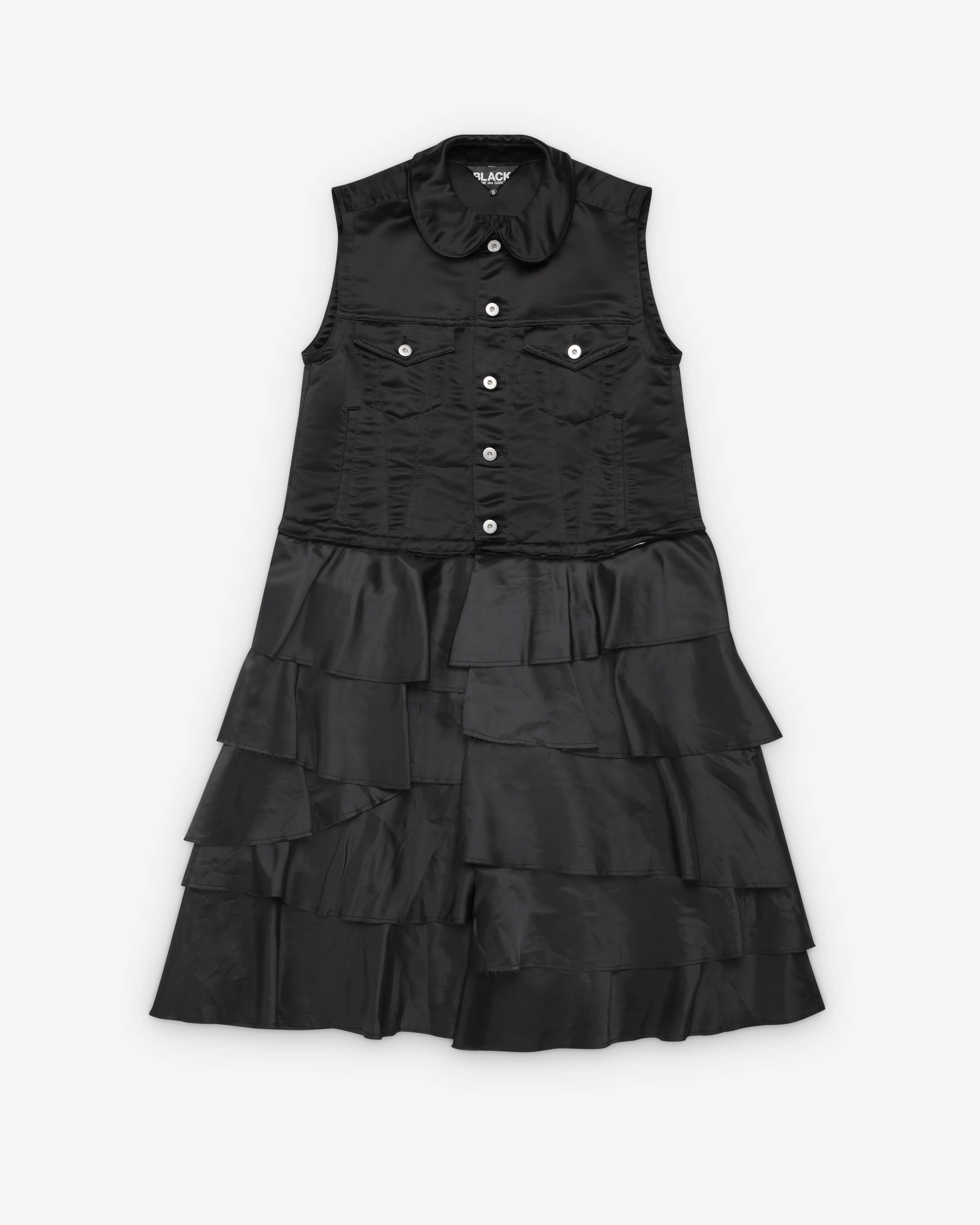 Black Comme des Garçons - Men's Basic Ruffle Dress - (Black)