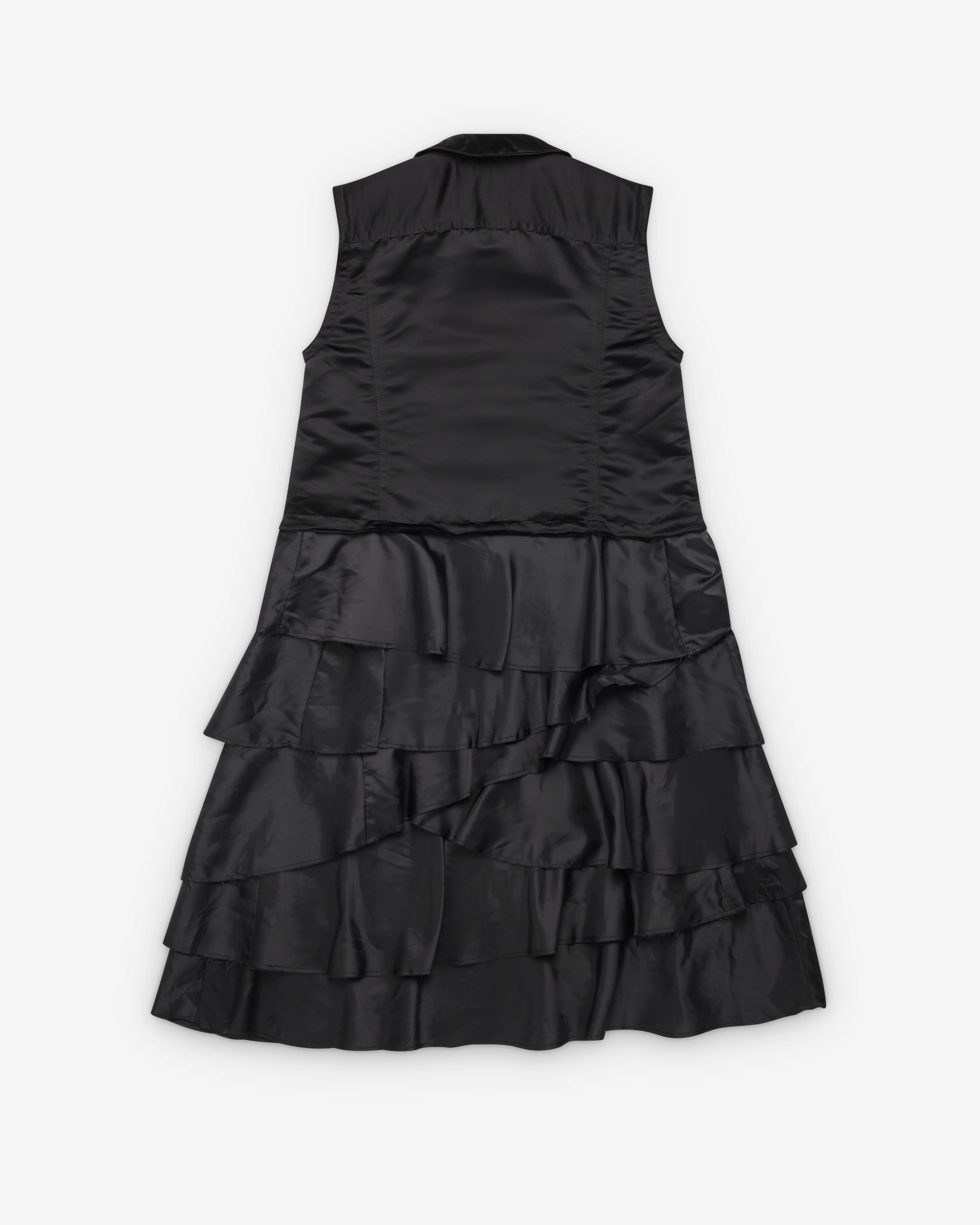 Black Comme des Garçons - Men's Basic Ruffle Dress - (Black) - Image 2