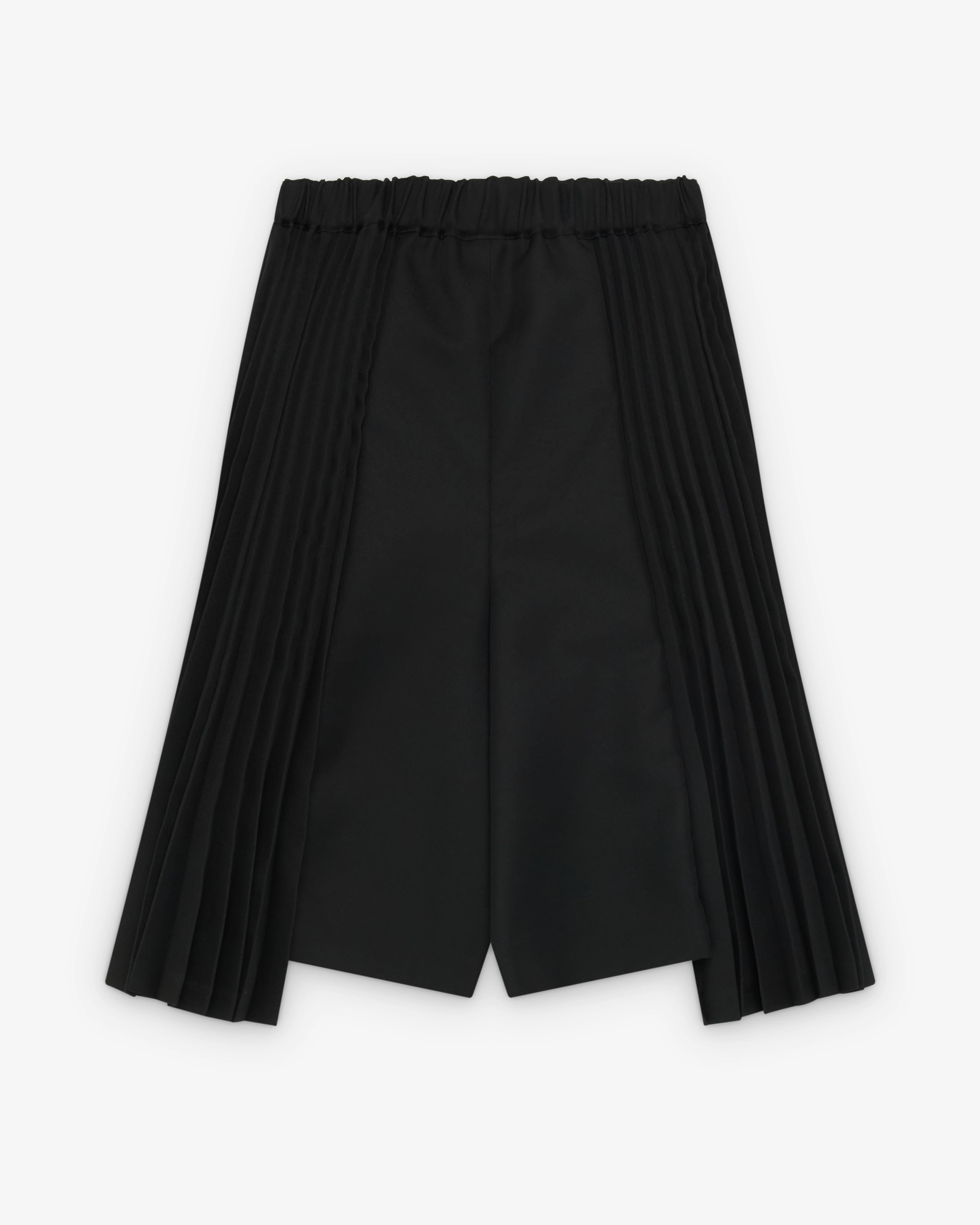 Black Comme des Garçons - Men's Side Pleat Shorts - (Black)