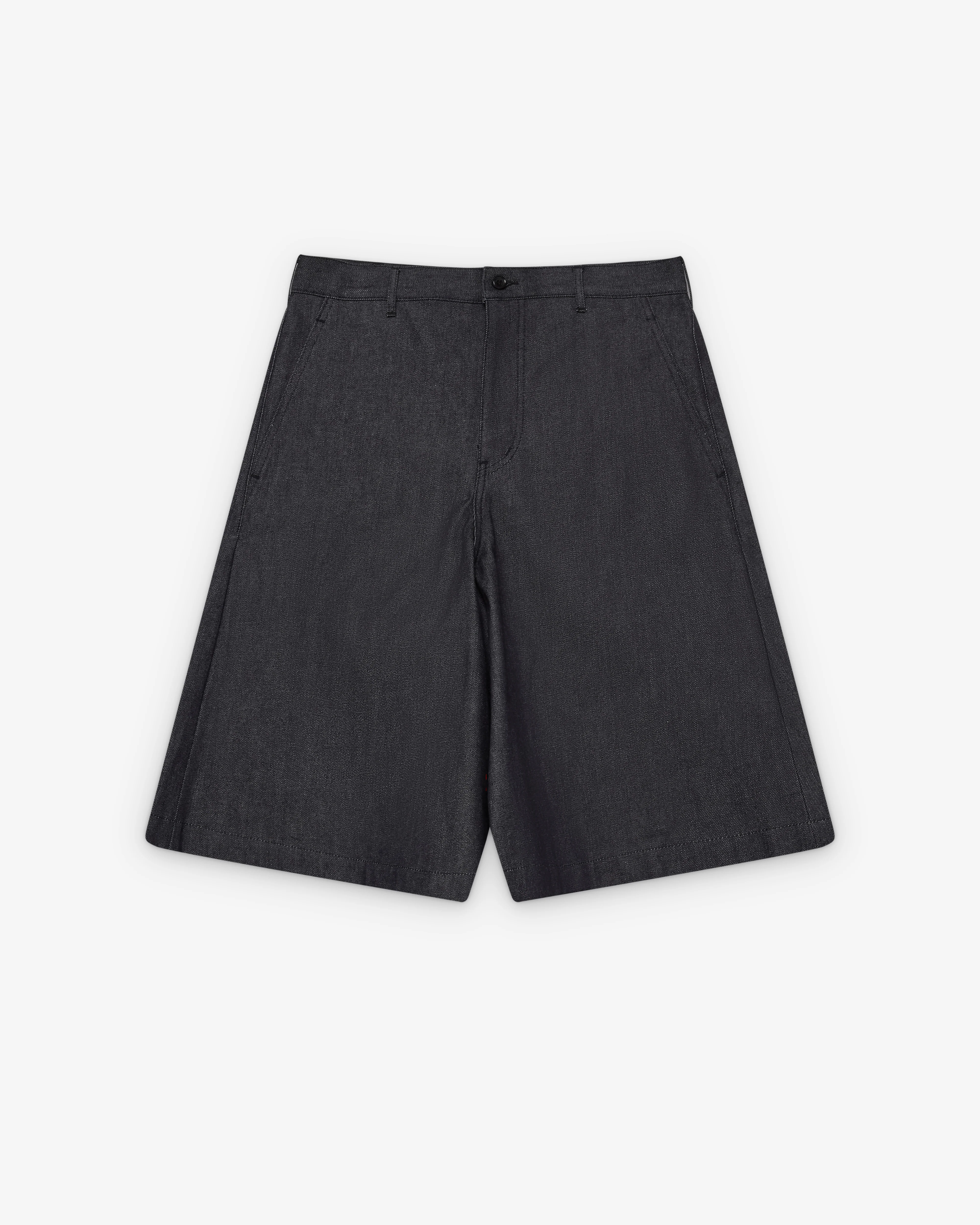 Black Comme des Garçons - Men's Structured Denim Shorts - (Indigo)