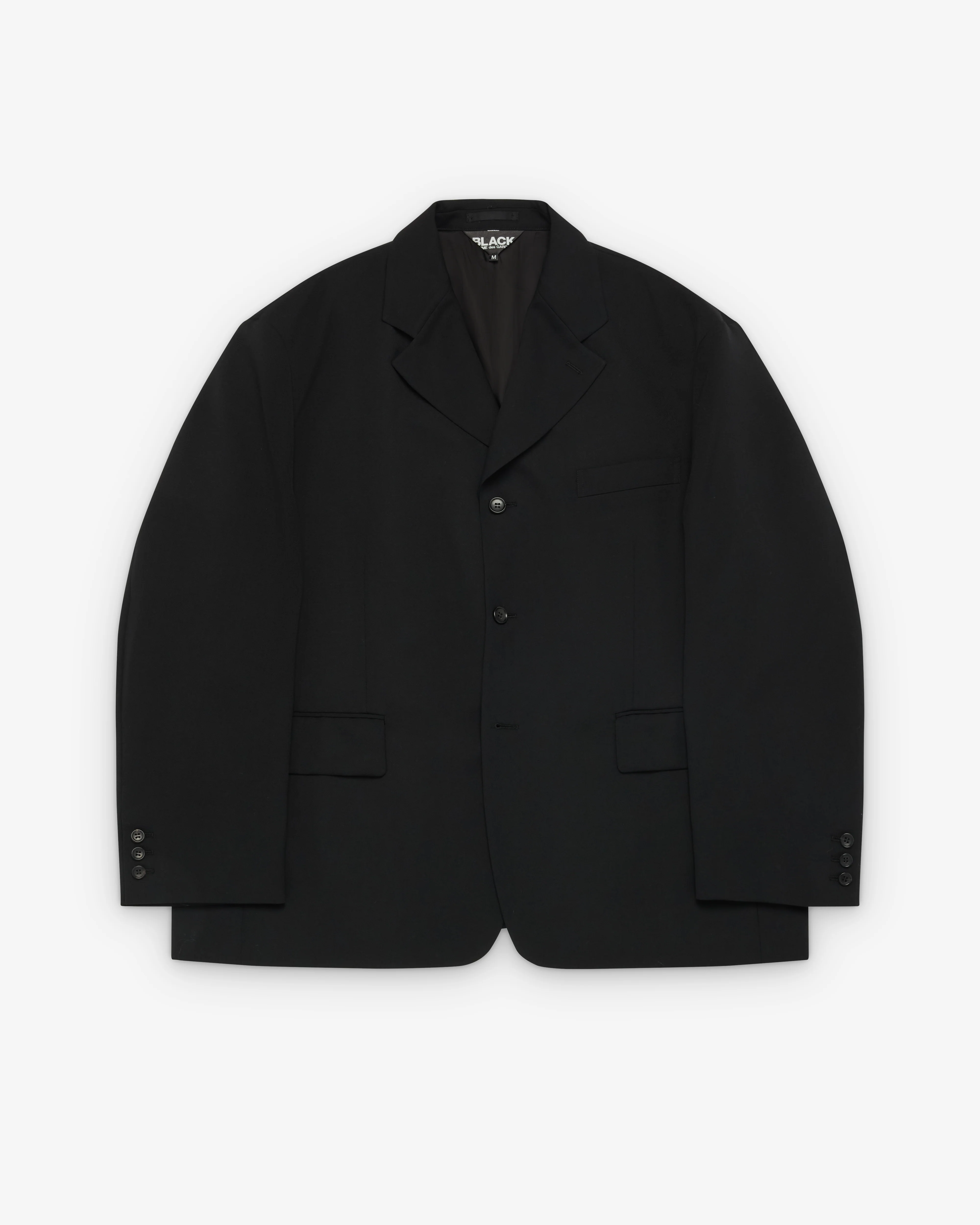 Black Comme des Garçons - Men's Wool Blazer Jacket - (Black)