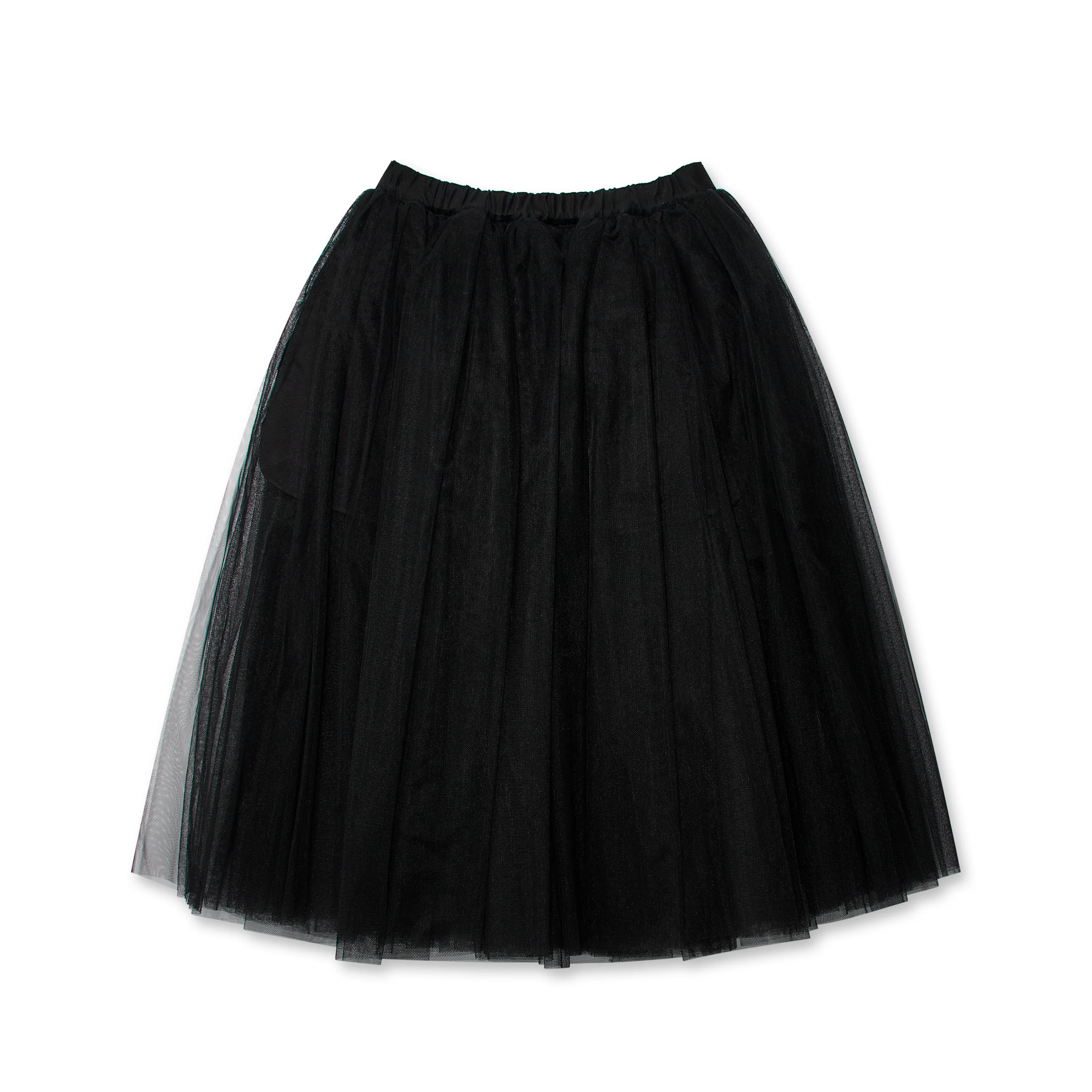 Black Comme Des Garçons - Nylon Tulle Skirt - (Black)