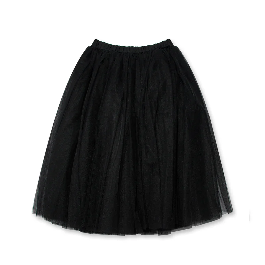Black Comme Des Garçons - Nylon Tulle Skirt - (Black) - Image 2