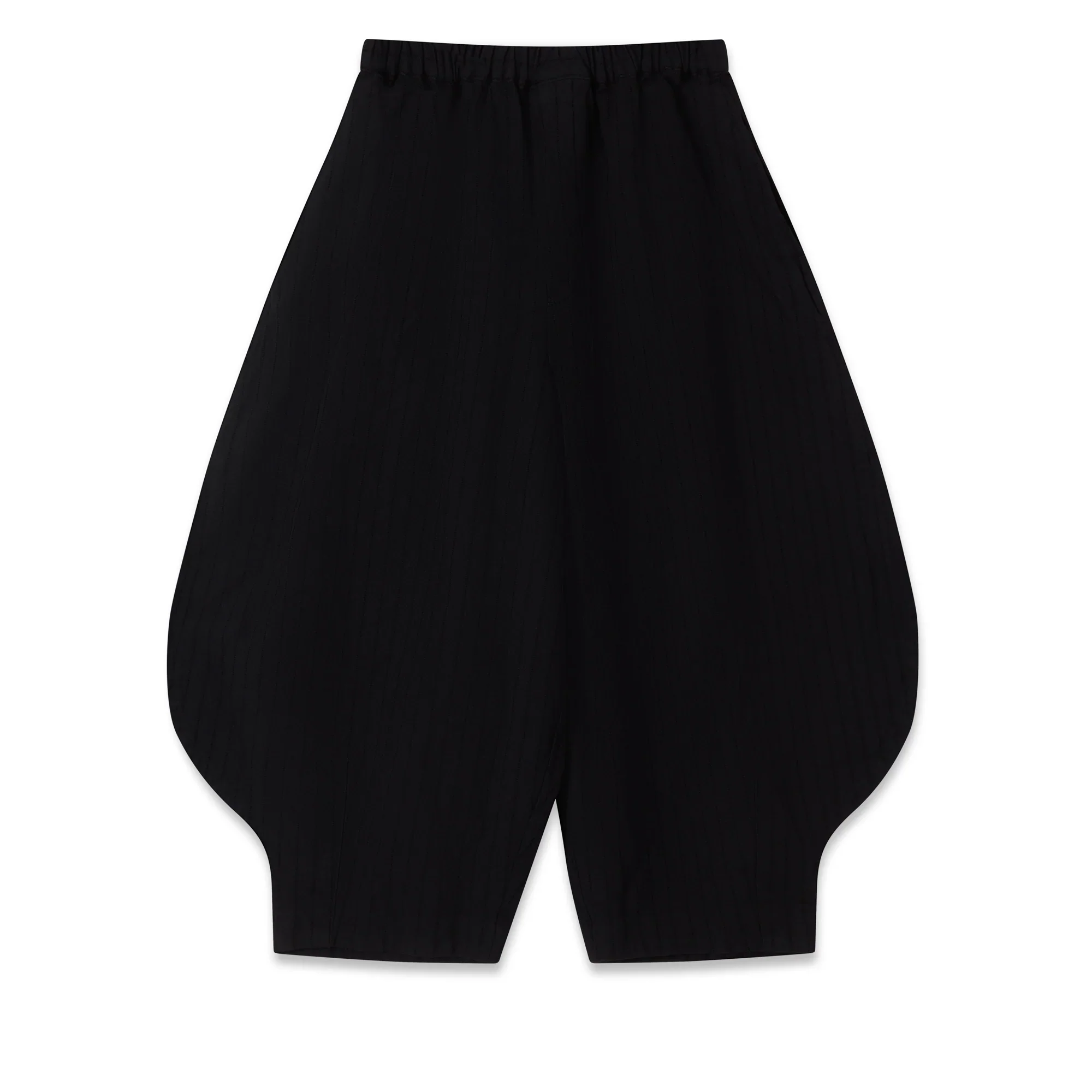 BLACK COMME DES GARÇONS - Polyester Twill Relaxed Trouser - (Black)