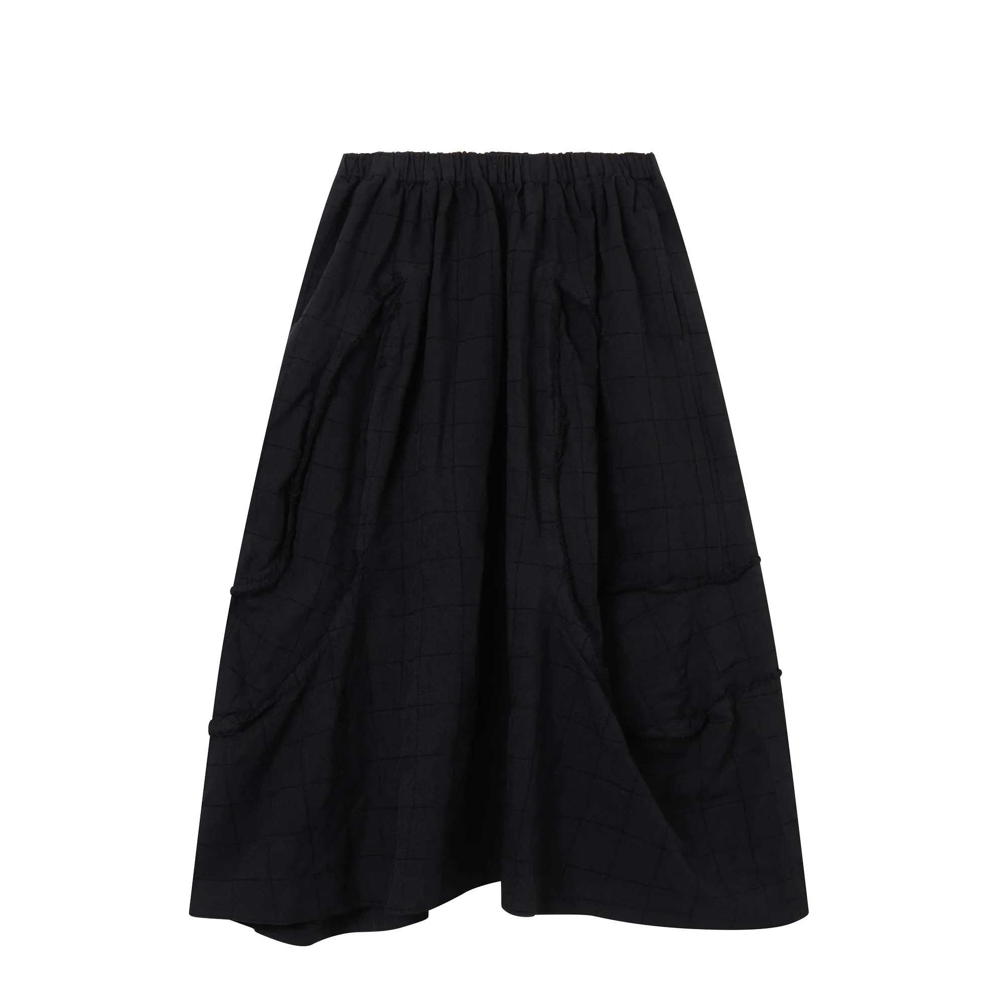 BLACK COMME DES GARÇONS - Raw Polyester Skirt - (Black)