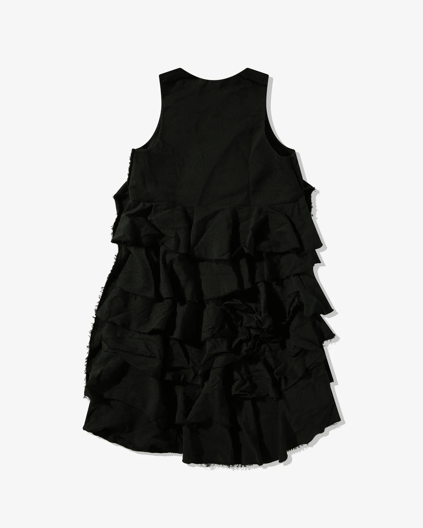 Black Comme Des Garçons - Tiered Overall - (Black) - Image 2
