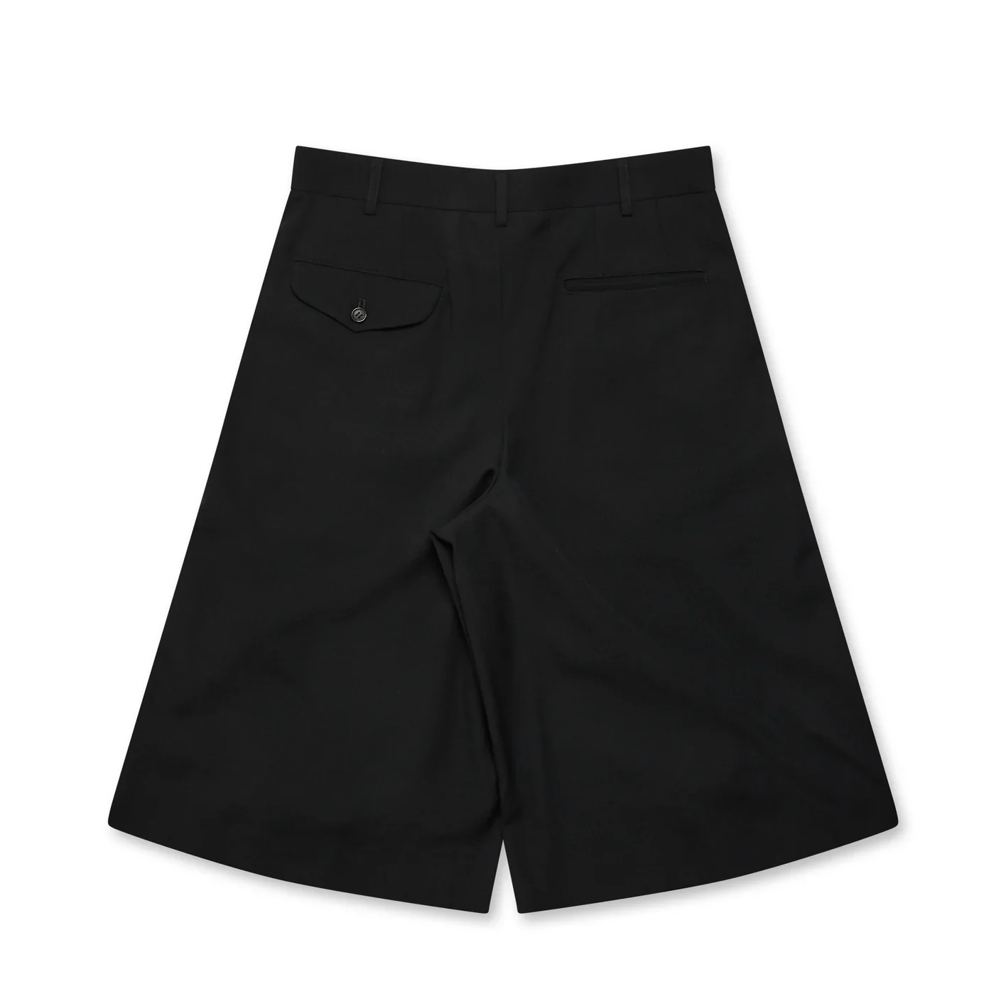 BLACK Comme des Garçons - Wide Leg Shorts - (Black) - Image 2