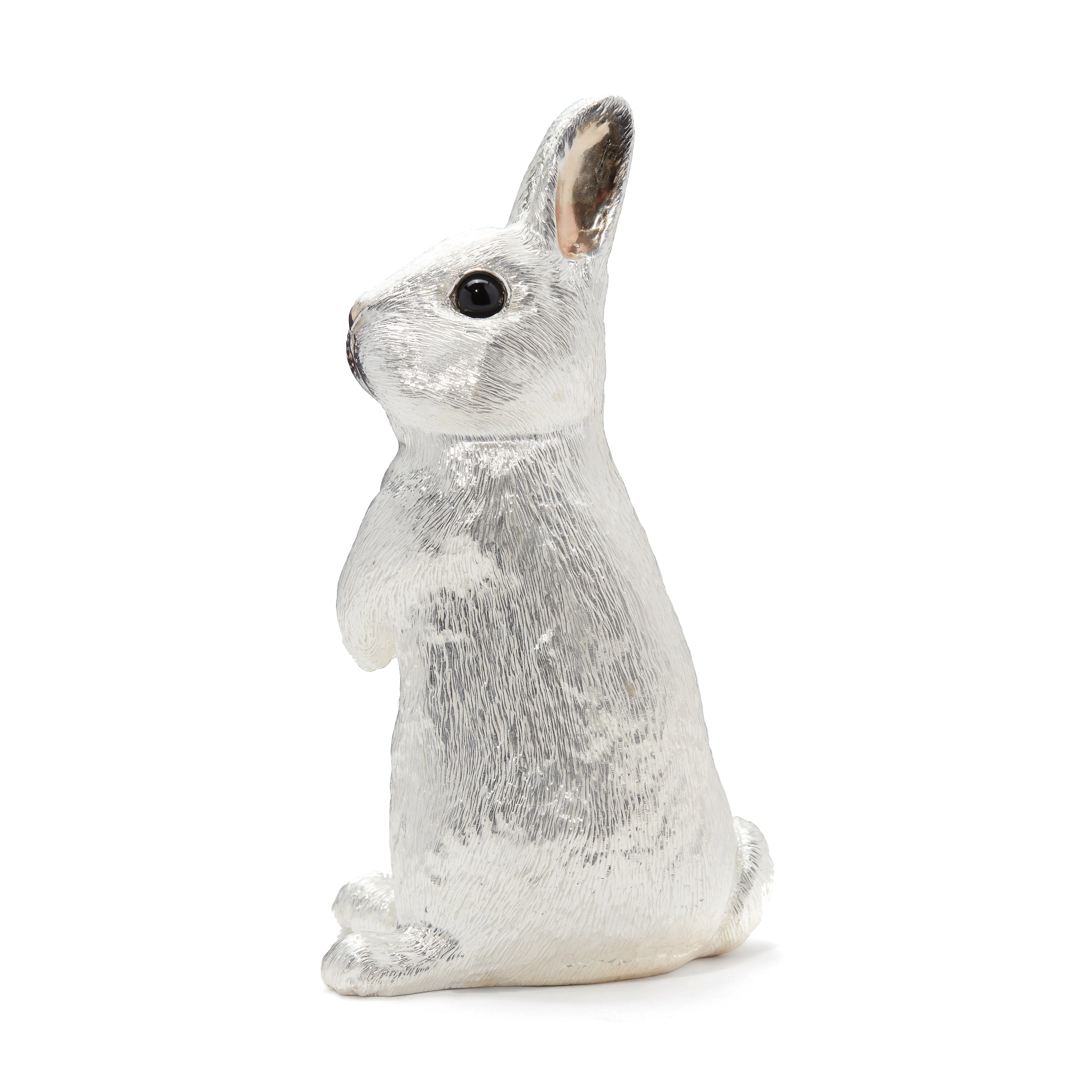 BUNNEY - DSM Exclusive Standing Rabbit Coin Bank - (Silver) - Image 2