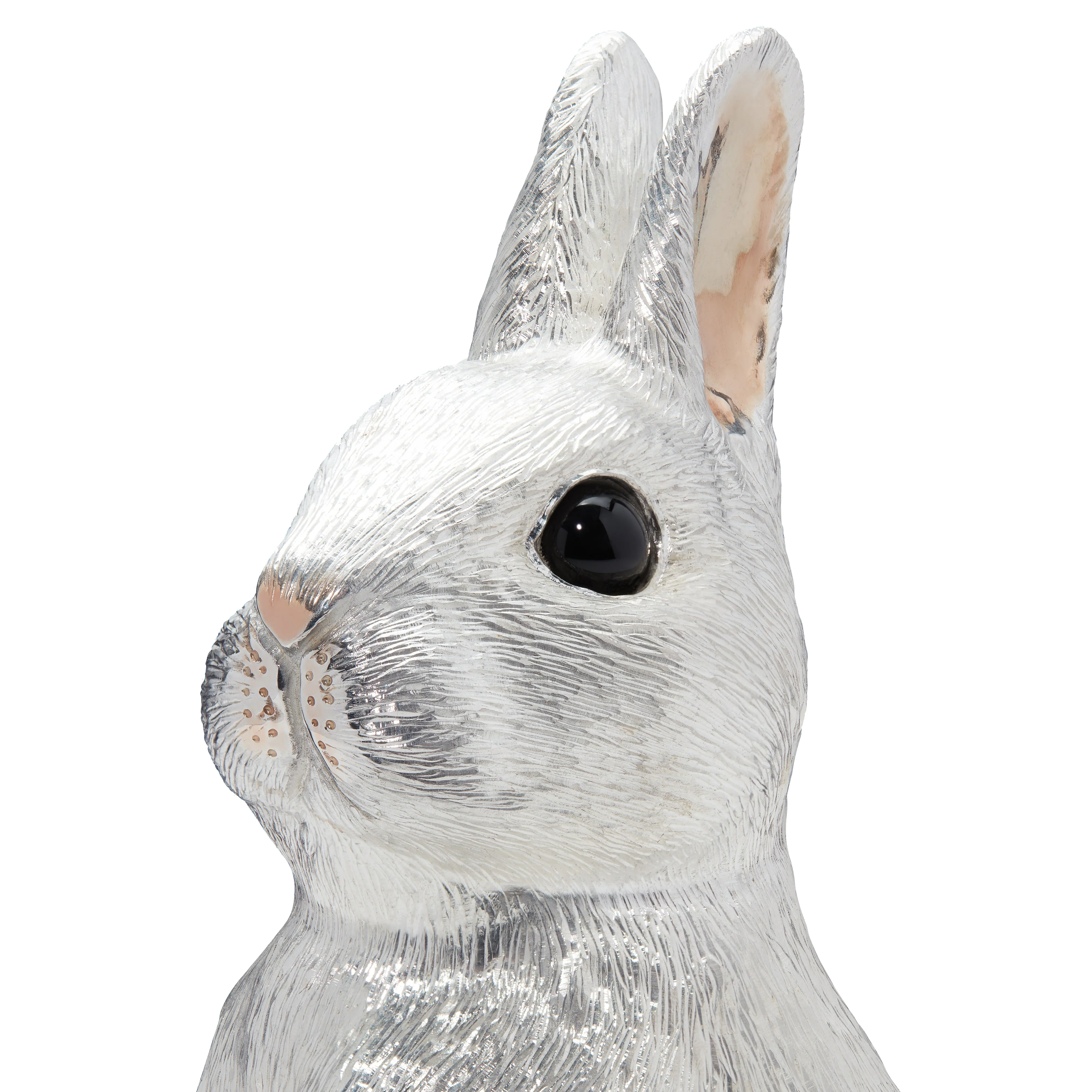 BUNNEY - DSM Exclusive Standing Rabbit Coin Bank - (Silver) - Image 4