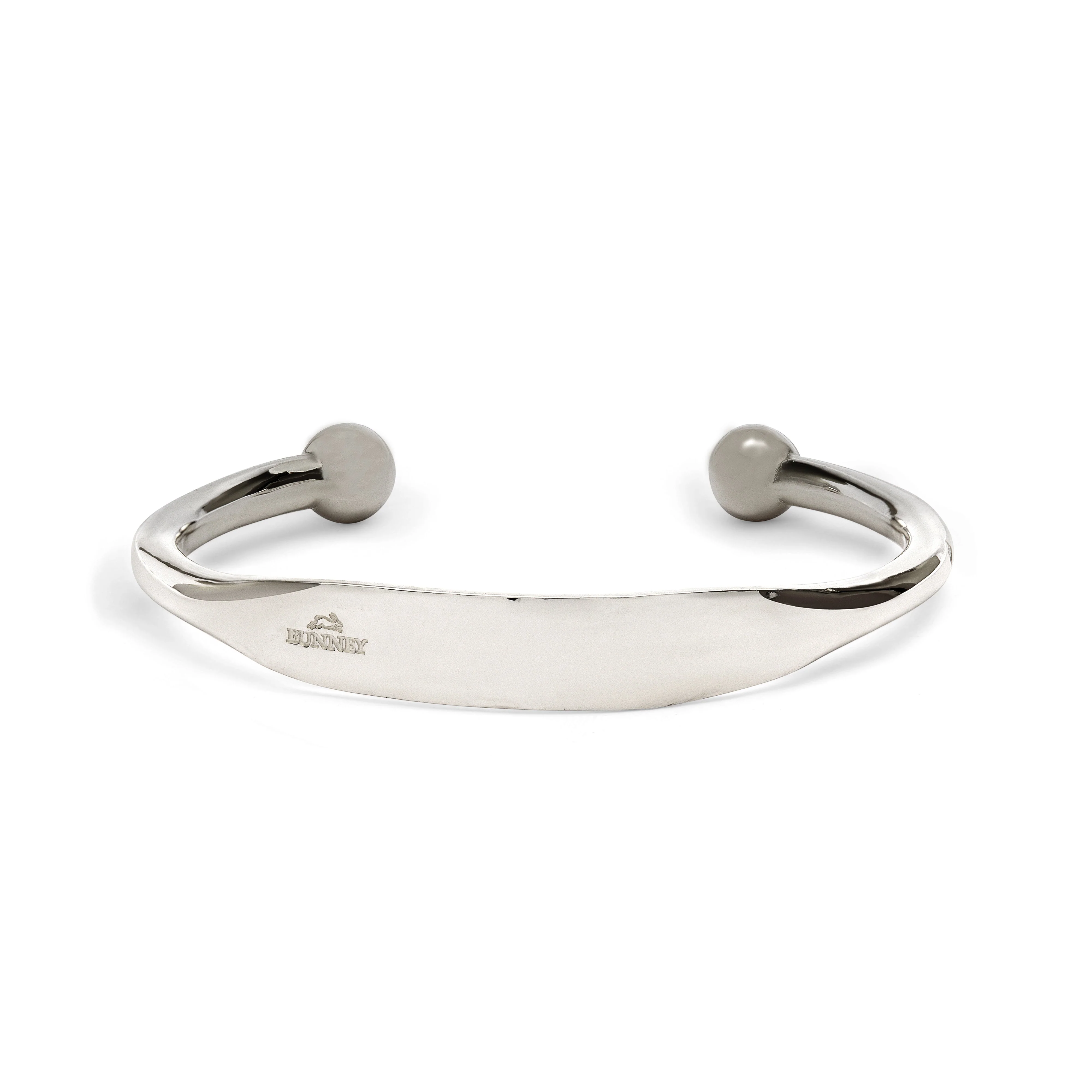 Bunney - Men’s Torque Identity Bangle - (Silver)