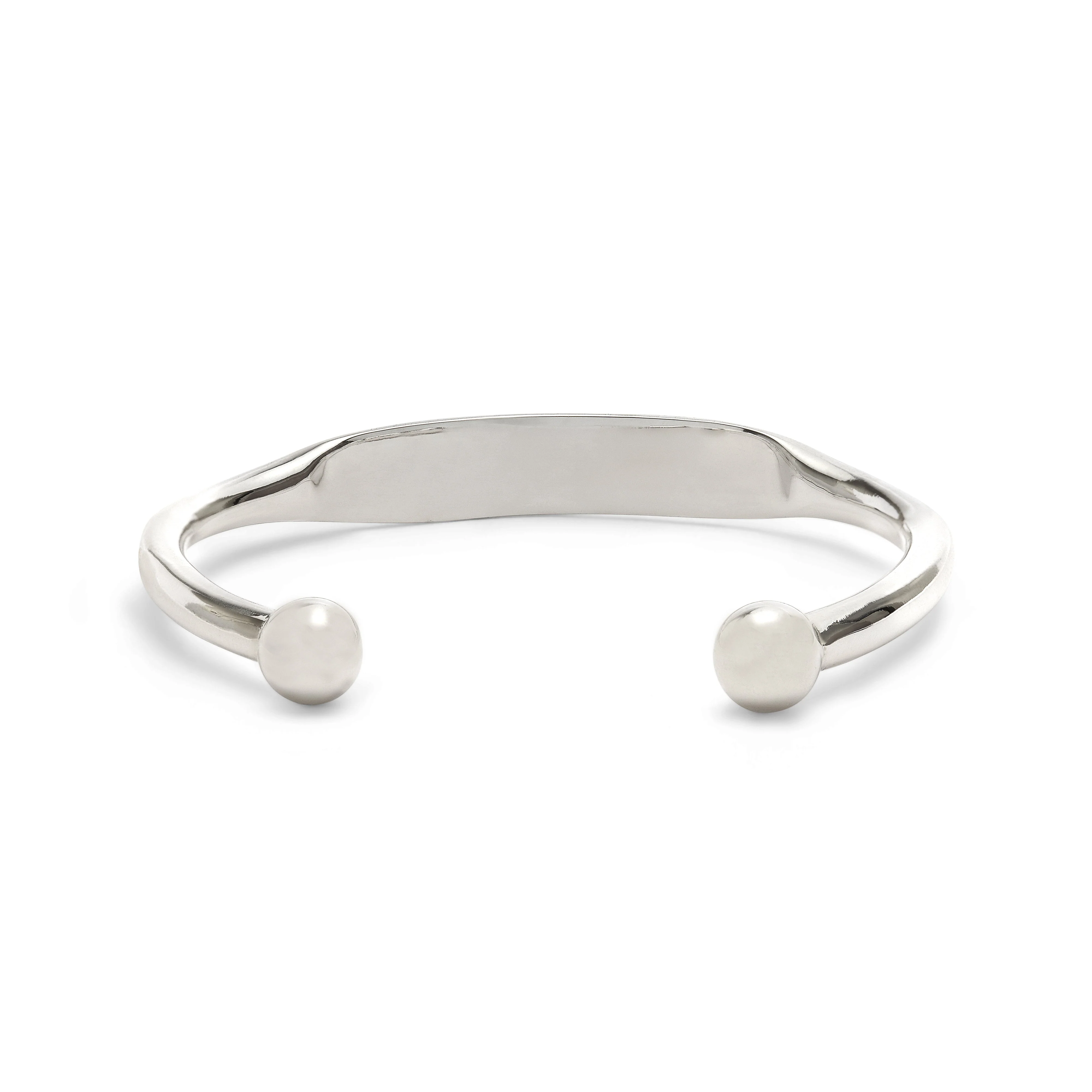 Bunney - Men’s Torque Identity Bangle - (Silver) - Image 2