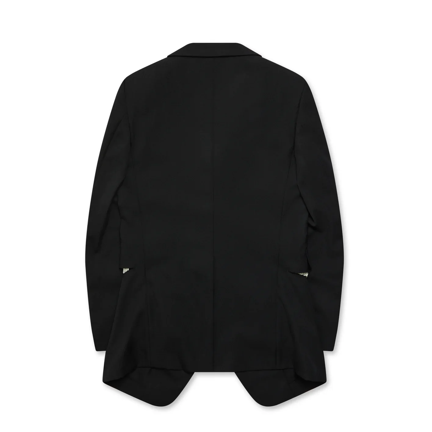 Black Comme Des Garçons - Buckle Detail Jacket - (Black) - Image 2