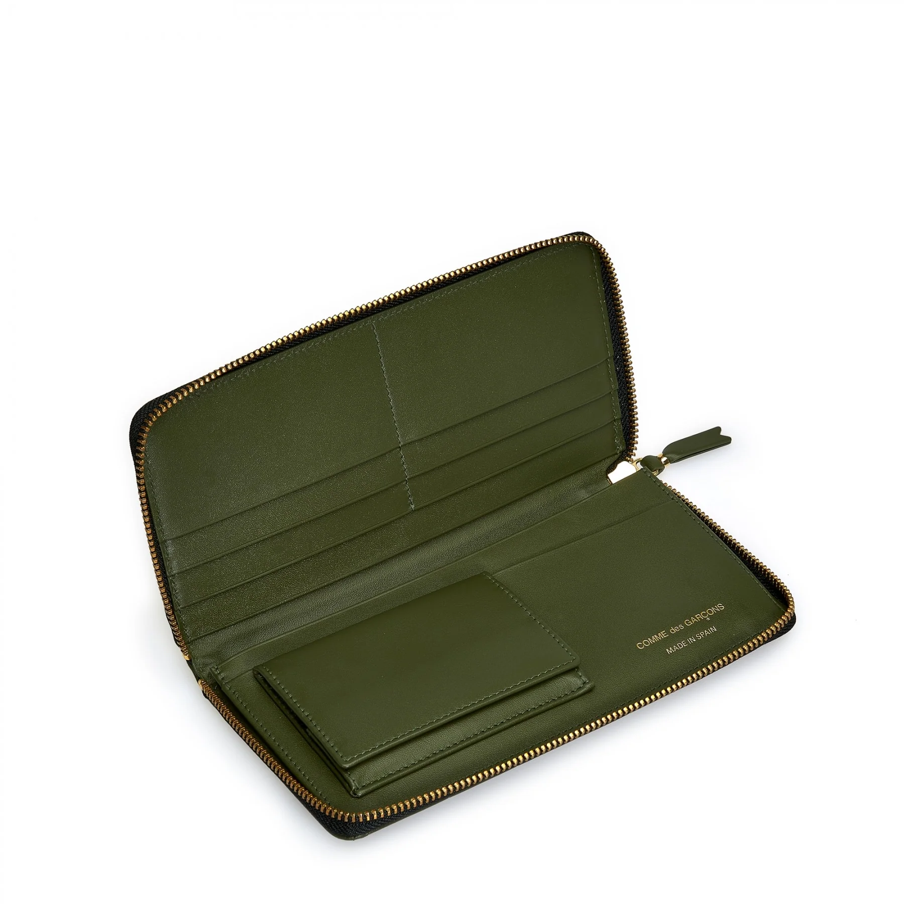 CDG Brick Wallet (SA0110BK Khaki) - Image 2