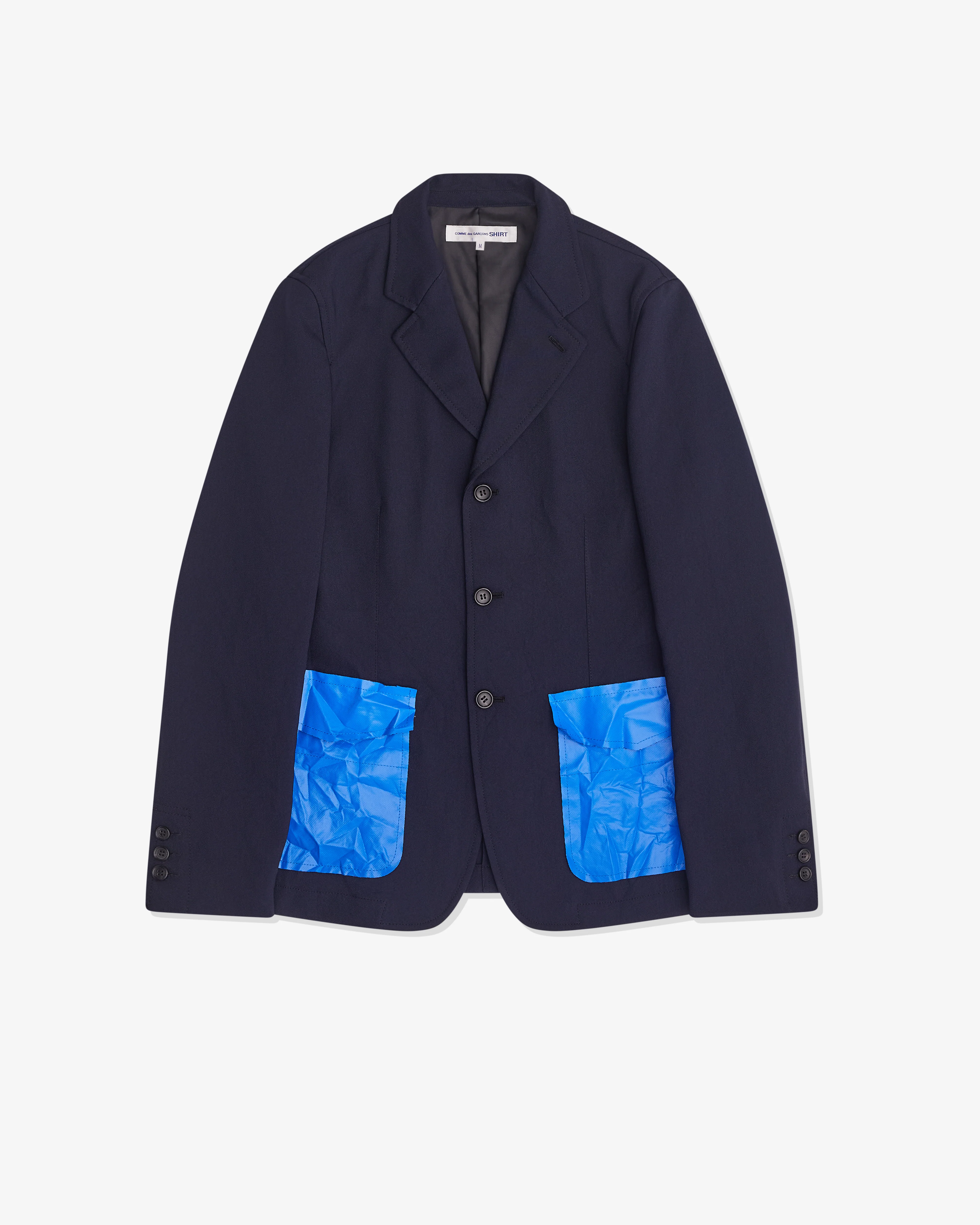 CDG Shirt - Men's Patch Pocket Blazer - (Navy)