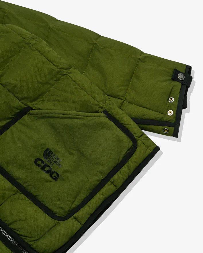 Cdg - The North Face Belay Liner Jacket - (Rocko Green) - Image 3