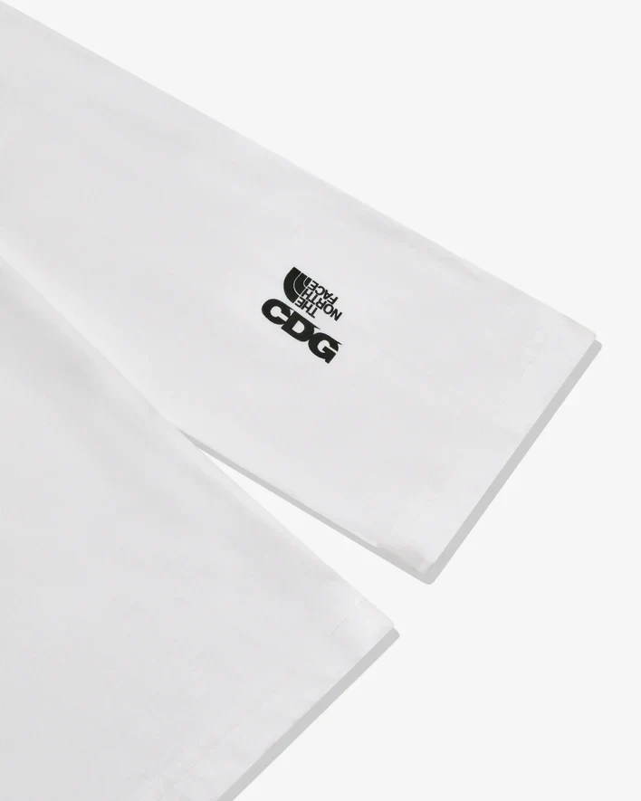 Cdg - The North Face Heavyweight T-Shirt - (White) - Image 3