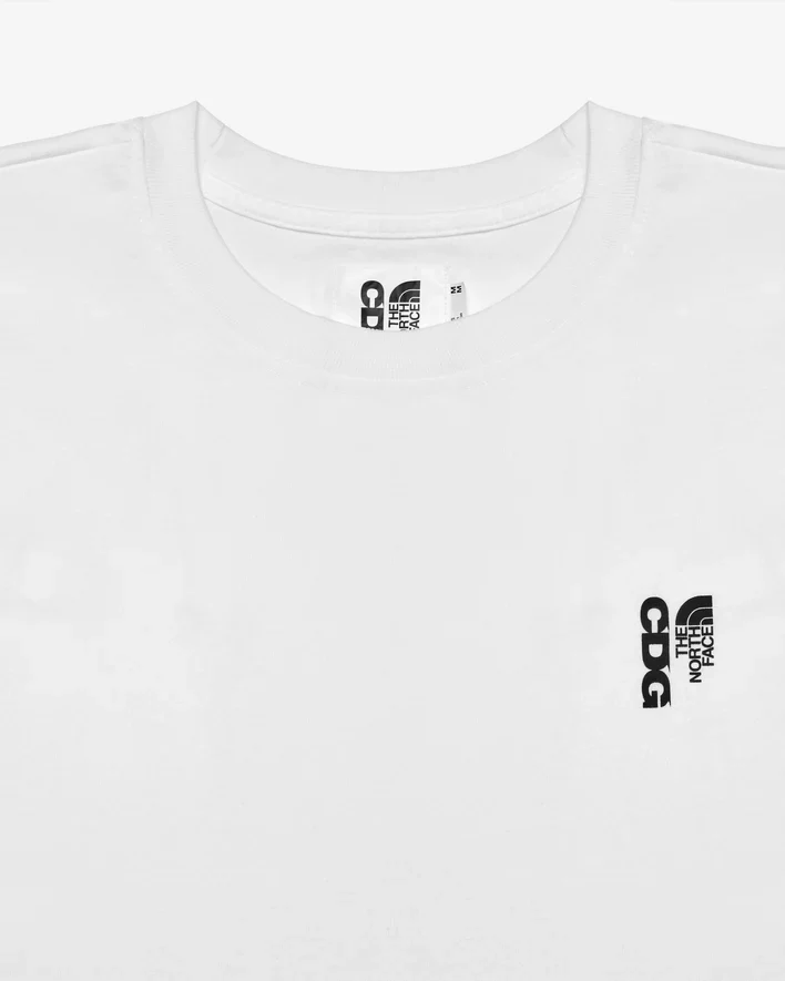 Cdg - The North Face Icon T-Shirt - (White) - Image 3