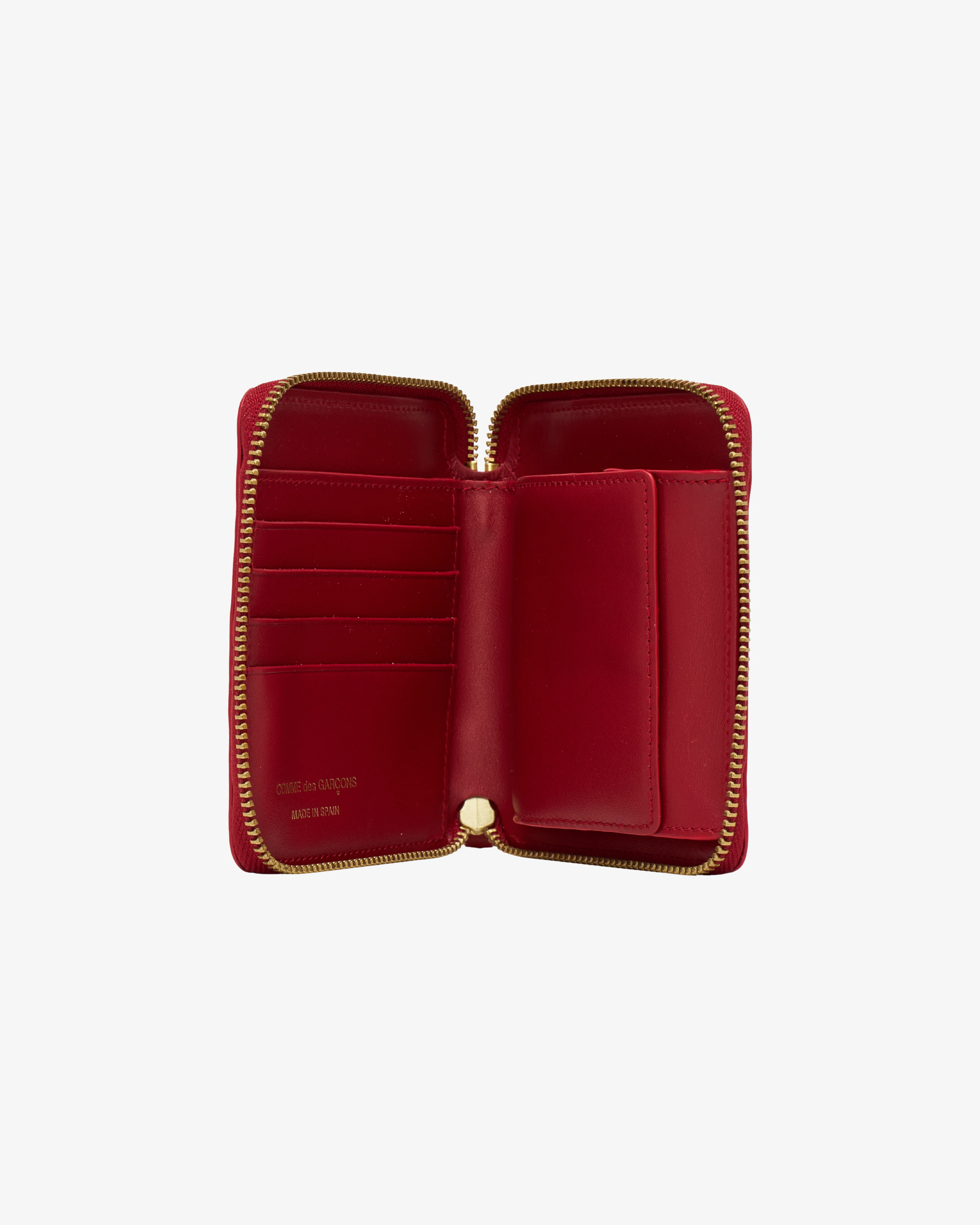 CDG Wallet - Classic Big U-Zip - (Red) - Image 3