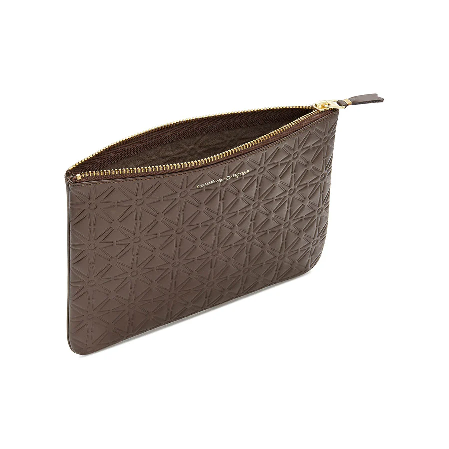 Cdg Wallet - Emboss Big Pouch Star - (Beige SA510E) - Image 2