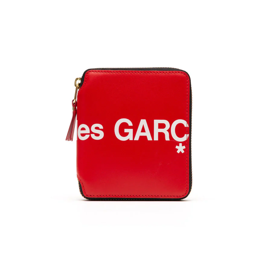 Cdg Wallet - Huge Logo Full Zip Around Wallet - (Red SA2100HL) - Image 3