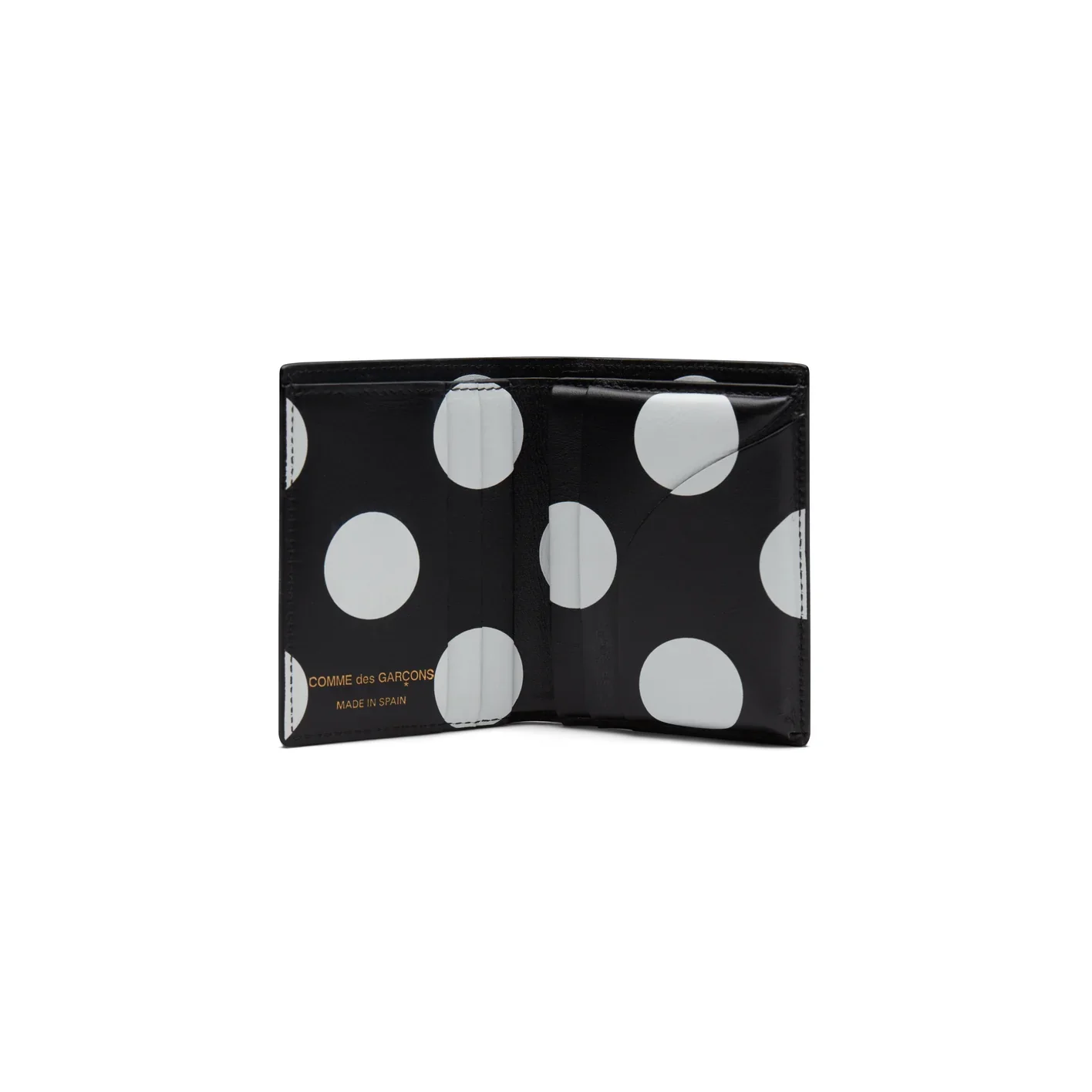 CDG Wallet - Inside Polka Dot Bifold Wallet - (Polka Dot SA0641) - Image 3