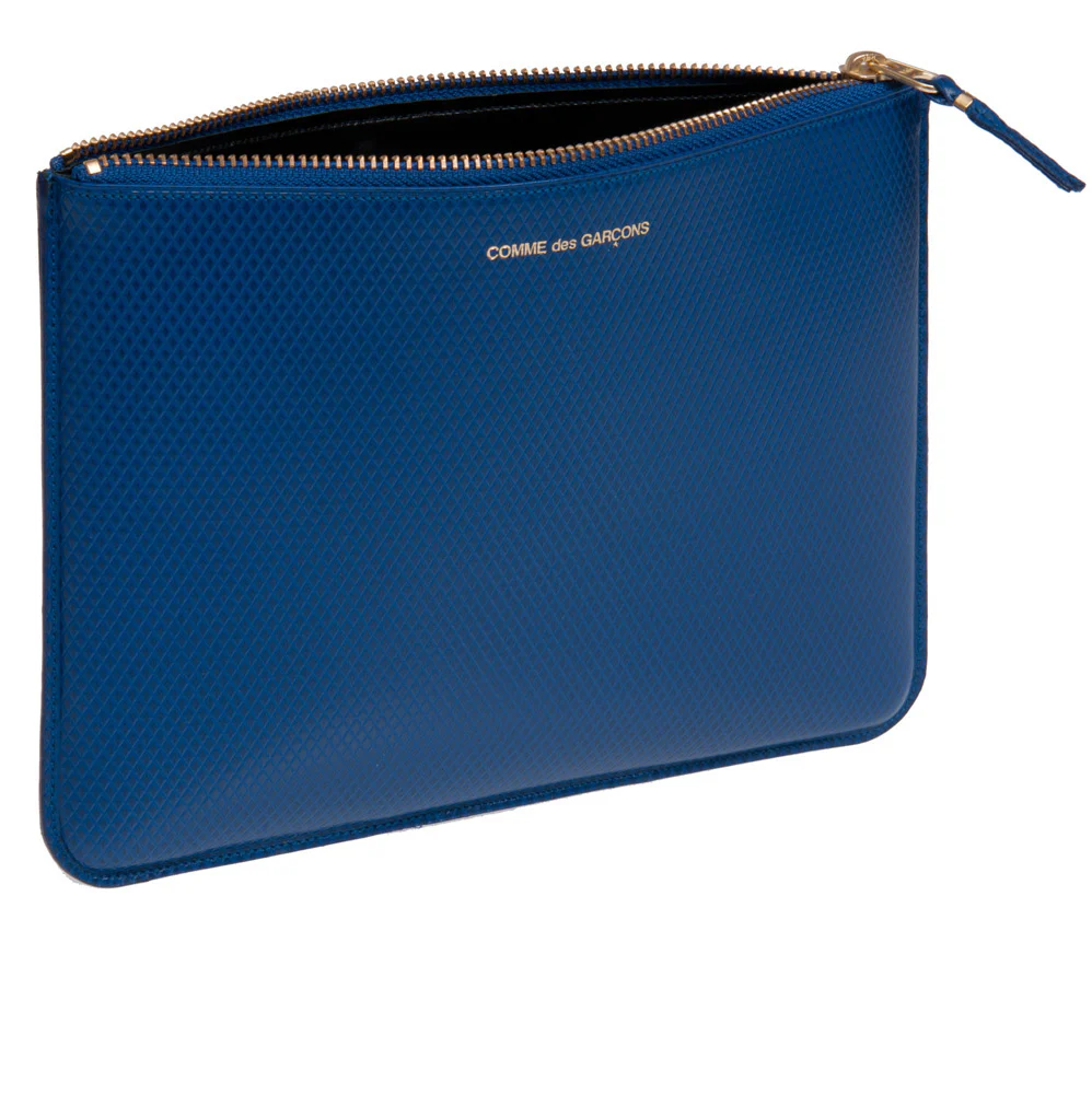 Cdg Wallet - Luxury Group Zip Pouch - (Blue SA5100LG) - Image 3