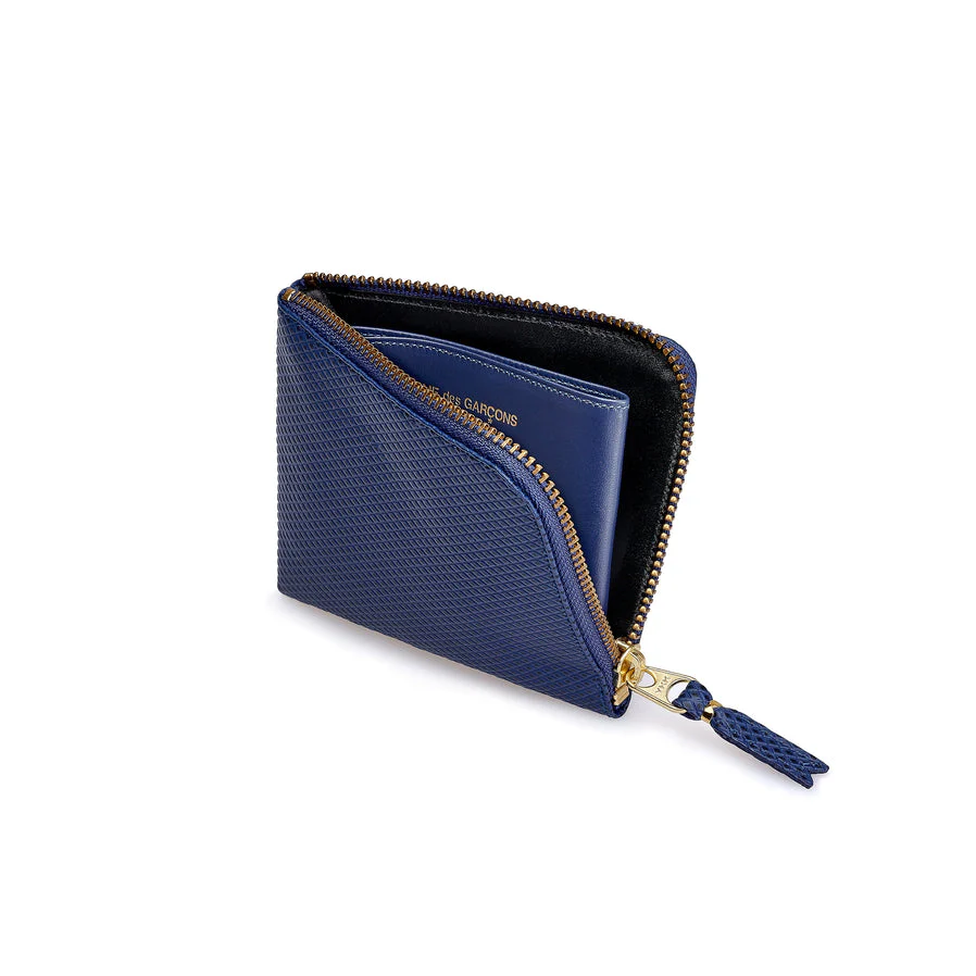 Cdg Wallet - Luxury Zip Around Wallet - (Blue SA3100LG) - Image 2