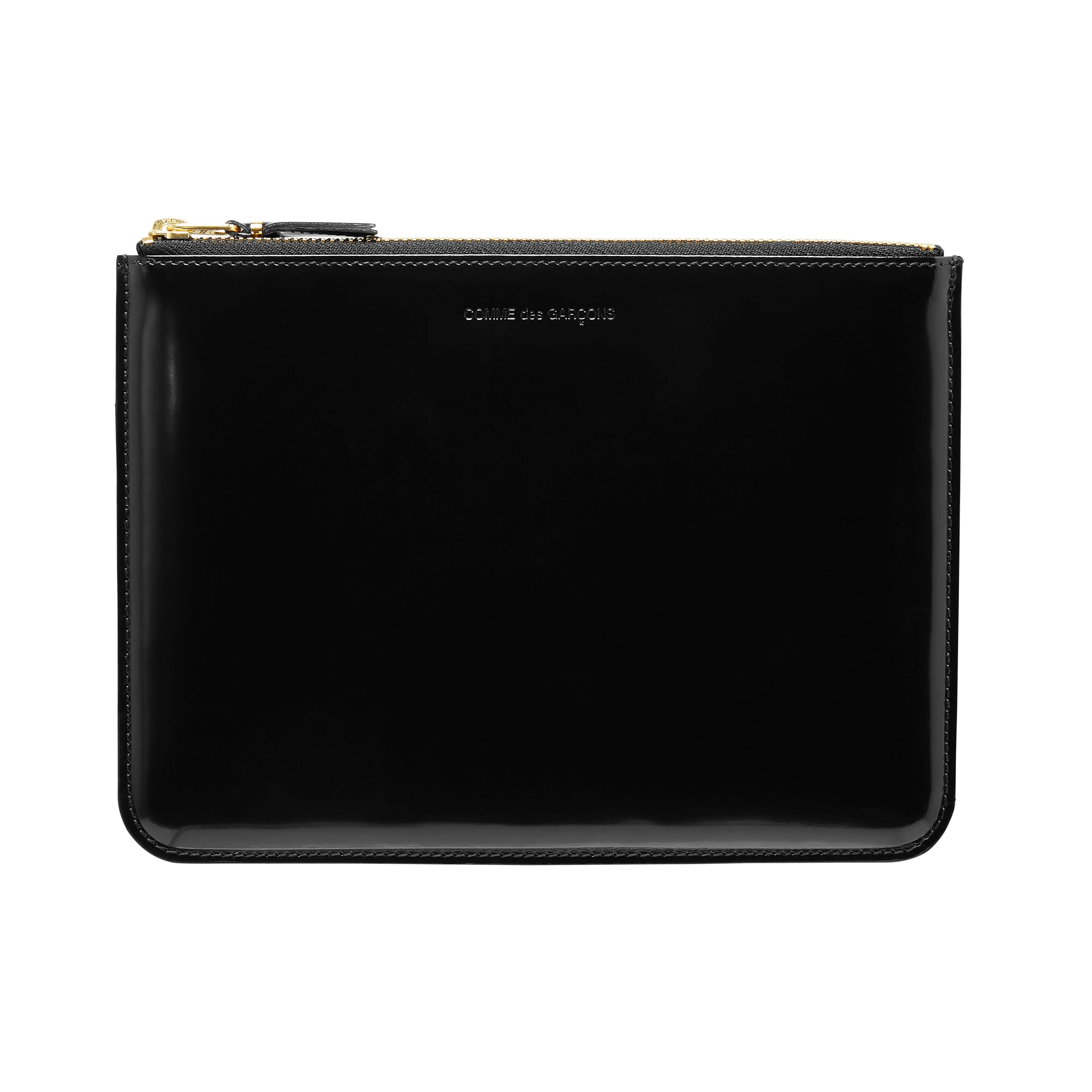 Cdg Wallet - Mirror Inside - (Black/Silver SA5100MI)