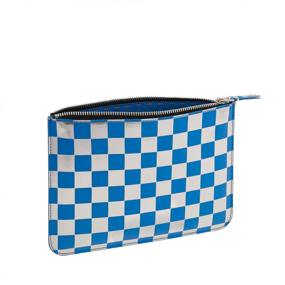 Cdg Wallet - Optical Group Zip Pouch - (Blue SA5100GB) - Image 3