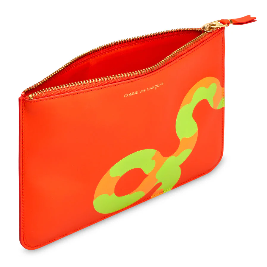 Cdg Wallet - Ruby Eyes Big Pouch - (Orange SA5100RE) - Image 3