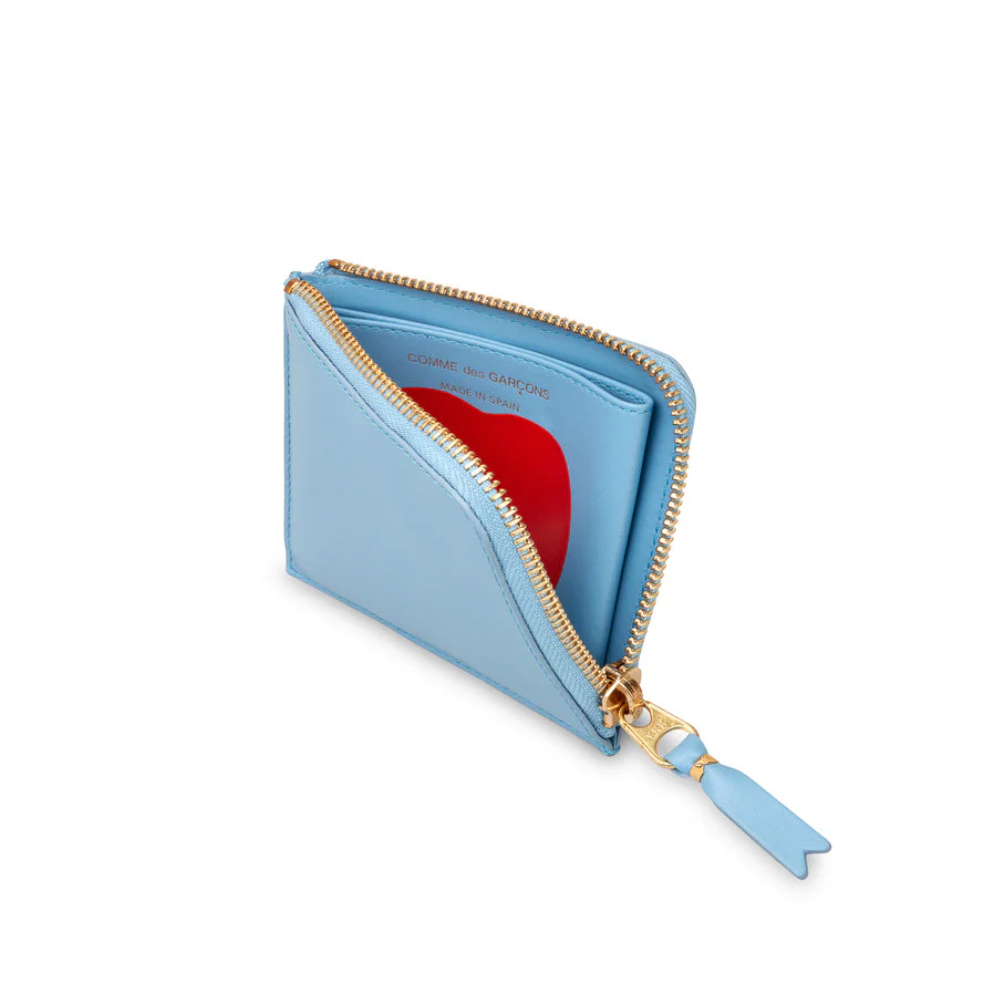 Cdg Wallet - Ruby Eyes Zip Around Wallet - (Blue SA3100RE) - Image 3