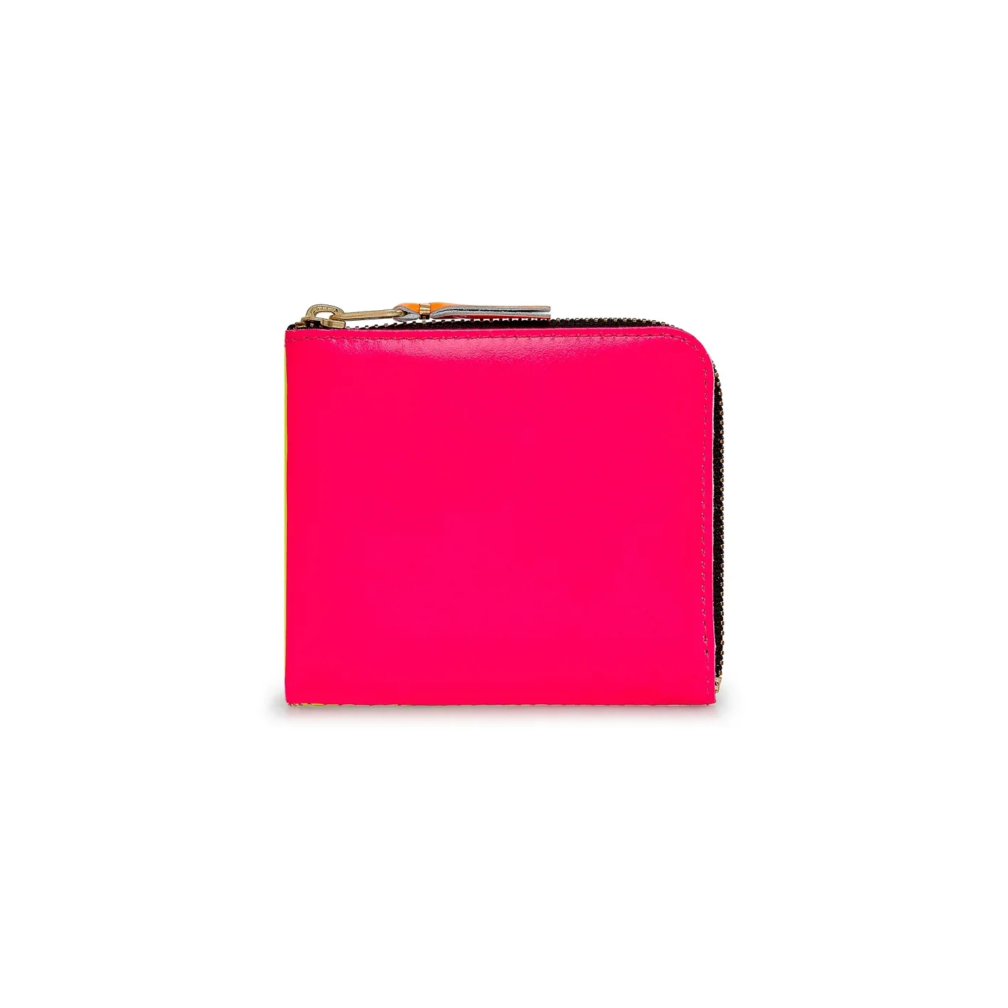 Cdg Wallet - Super Fluo Zip Around Wallet - (Pink SA3100SF)